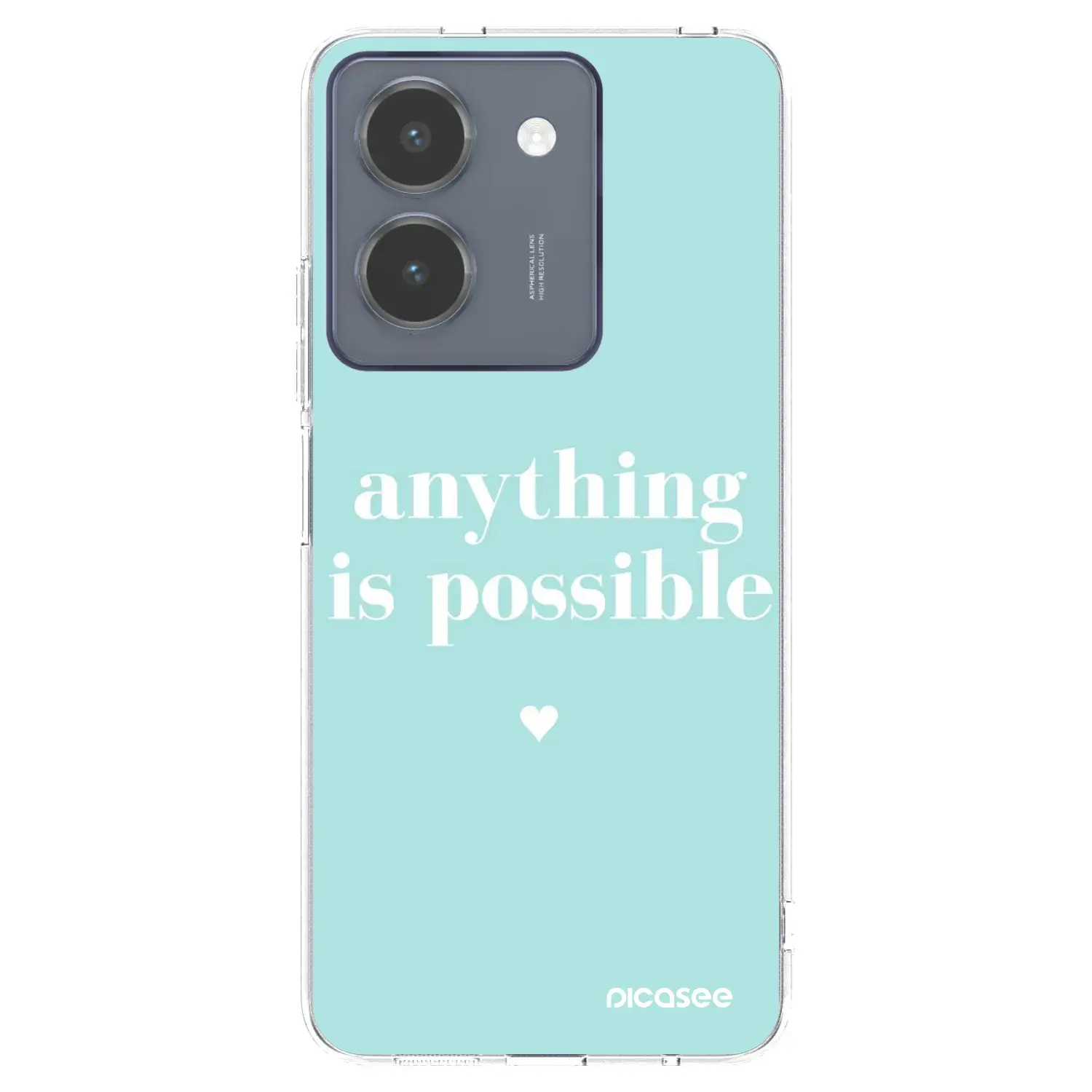 Silikonový průhledný obal pro Vivo Y36 4G - Anything is possible