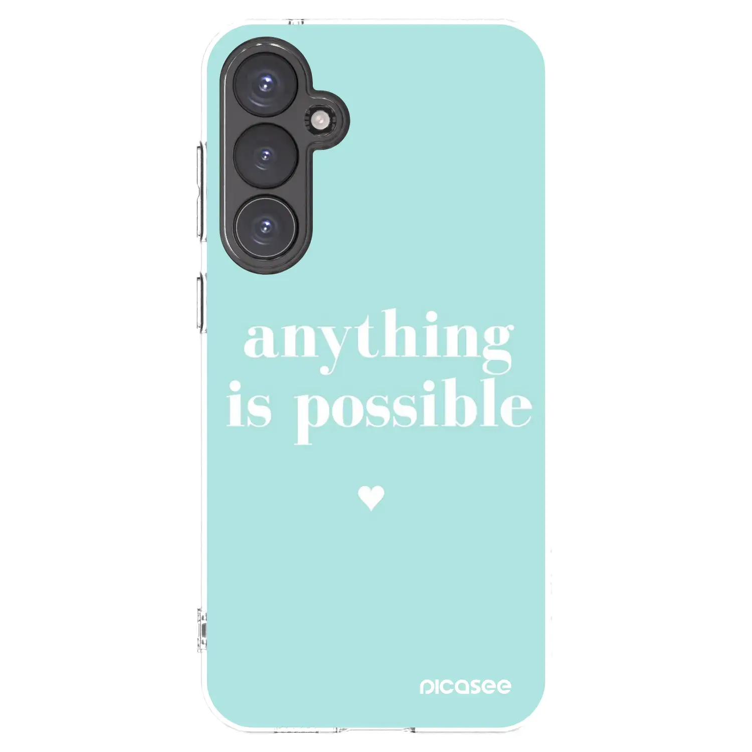 Silikonový průhledný obal pro Samsung Galaxy S23 FE S711B - Anything is possible