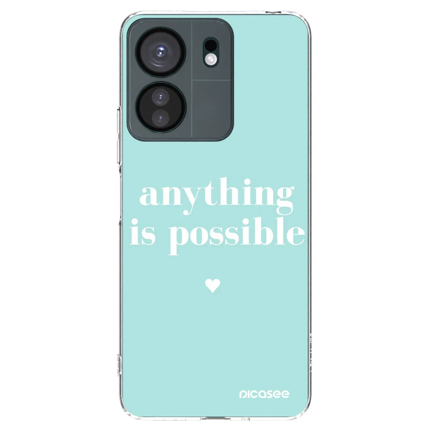 Silikonový průhledný obal pro Xiaomi Redmi 13C 4G - Anything is possible