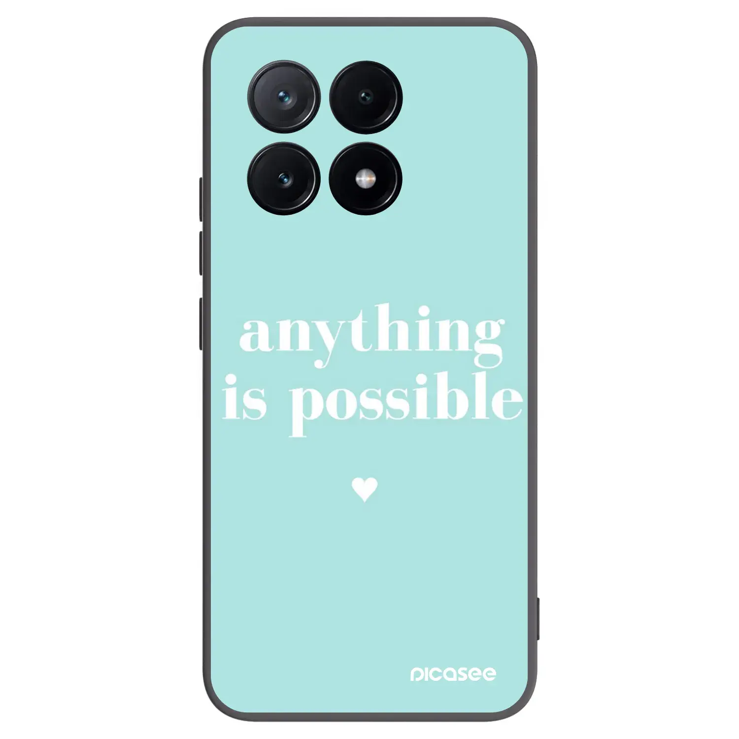 Silikonový černý obal pro Xiaomi Poco X6 Pro - Anything is possible