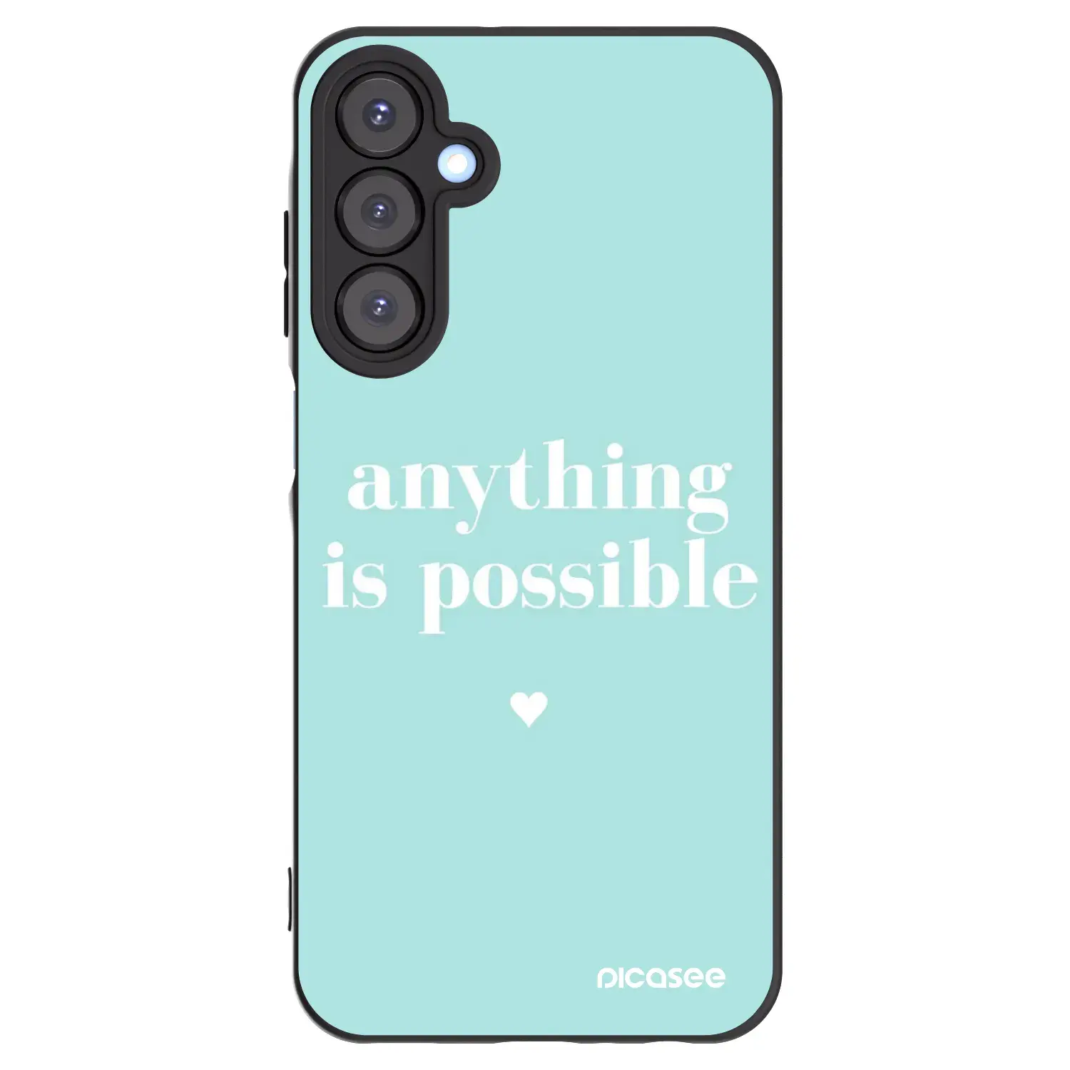 Silikonový černý obal pro Samsung Galaxy A25 A256B 5G - Anything is possible