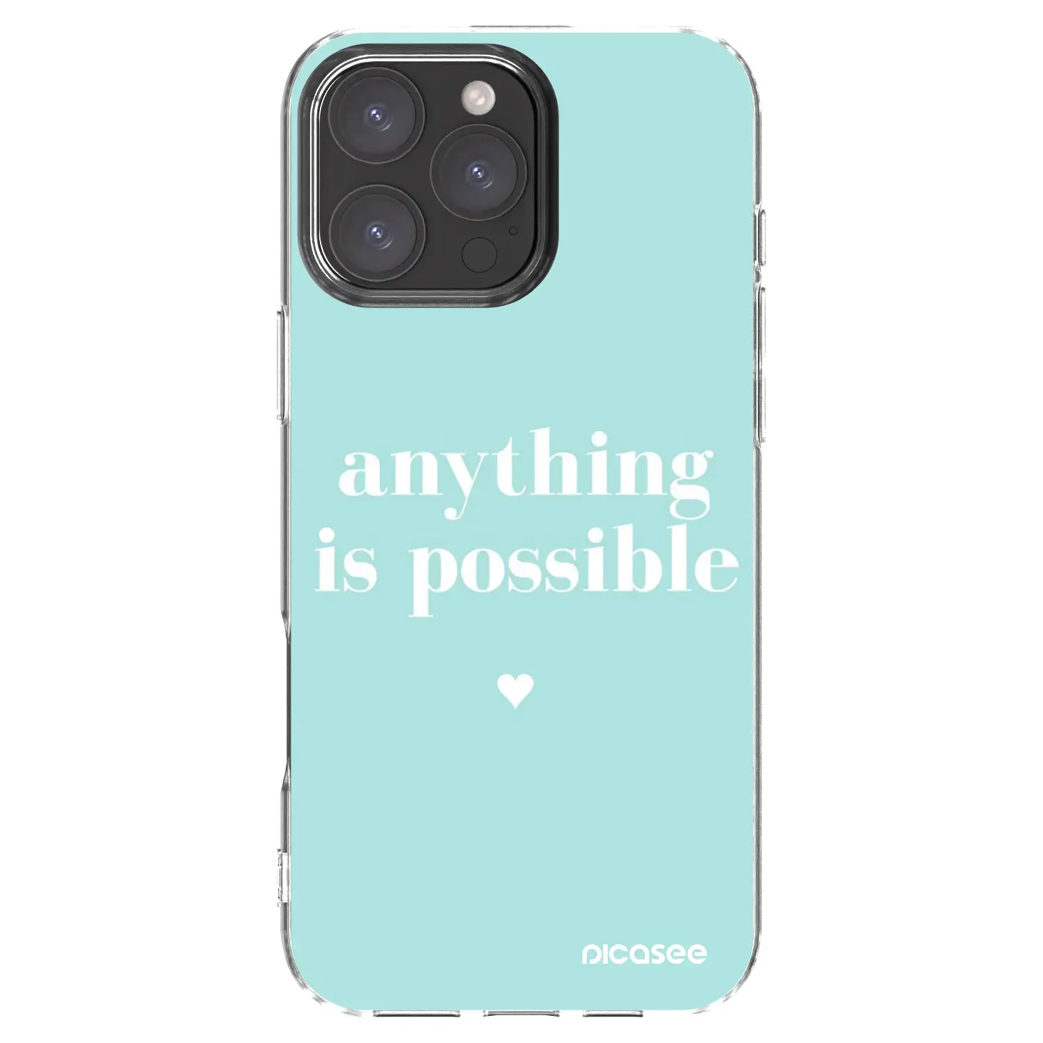 Silikonový průhledný obal pro Apple iPhone 16 Pro Max - Anything is possible