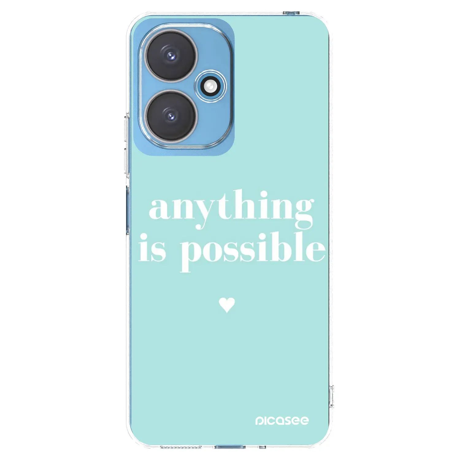Silikonový průhledný obal pro Xiaomi Redmi 13C 5G - Anything is possible