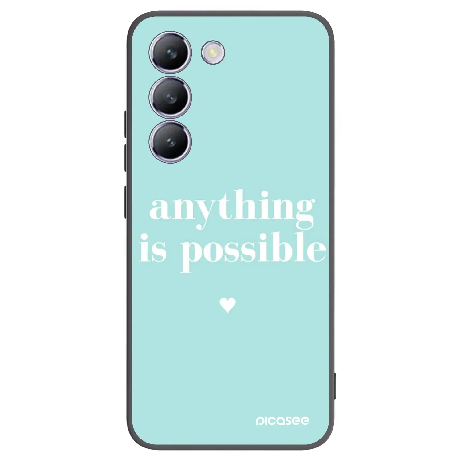 Silikonový černý obal pro Vivo V40 SE 5G - Anything is possible