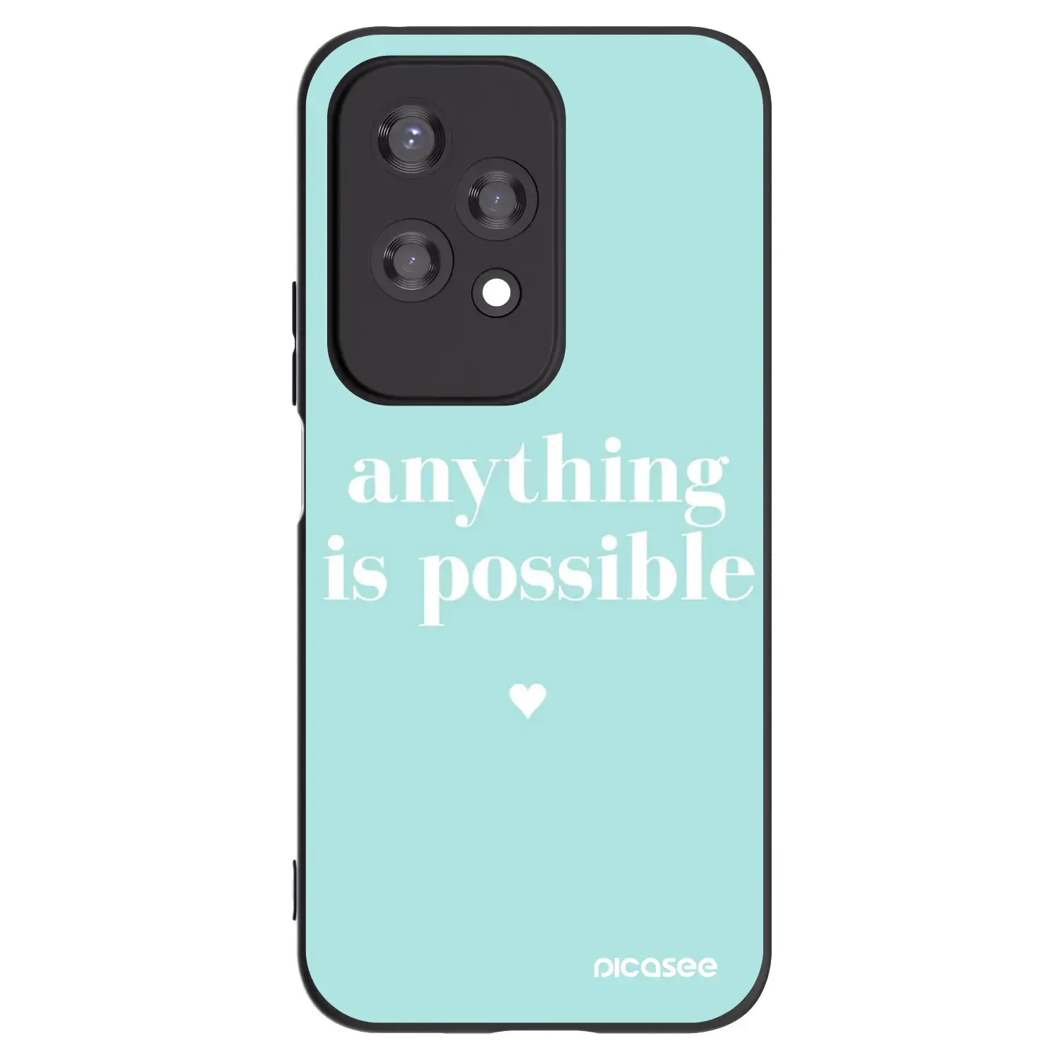 Silikonový černý obal pro Honor 200 Lite - Anything is possible
