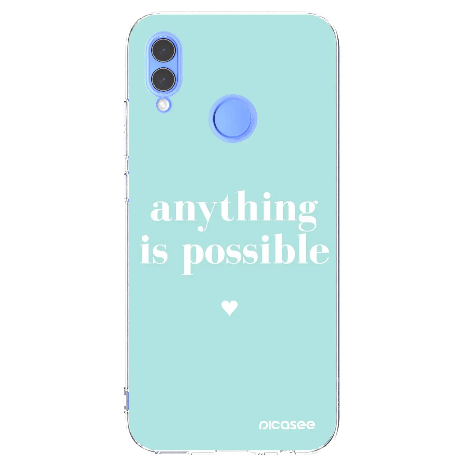 Silikonový průhledný obal pro Honor 10 Lite - Anything is possible
