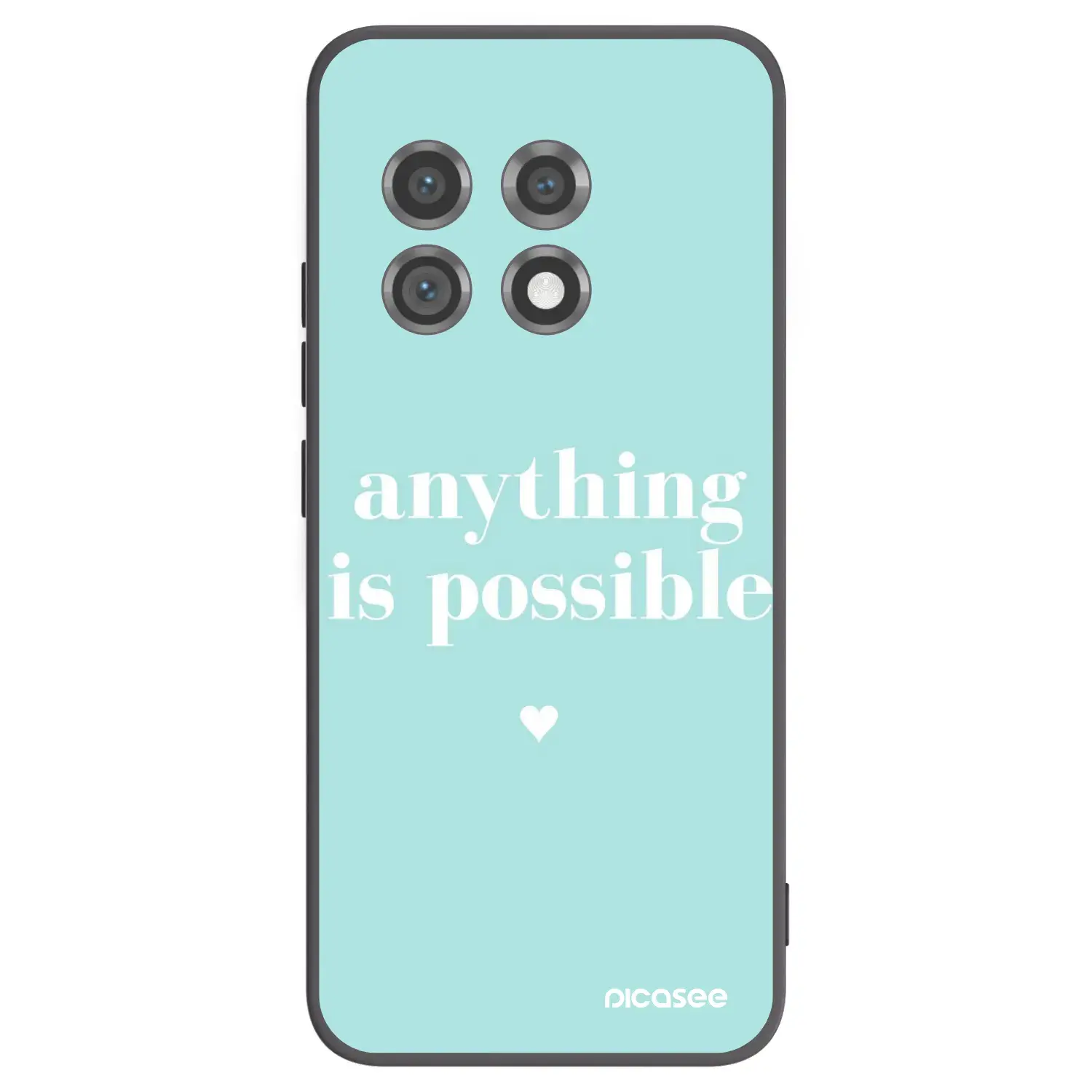 Silikonový černý obal pro OnePlus 11 5G - Anything is possible