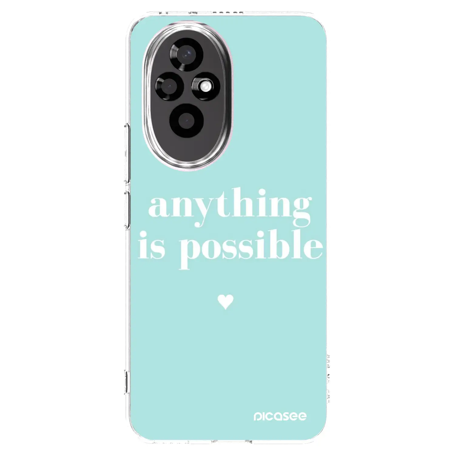 Silikonový průhledný obal pro Honor 200 Pro 5G - Anything is possible