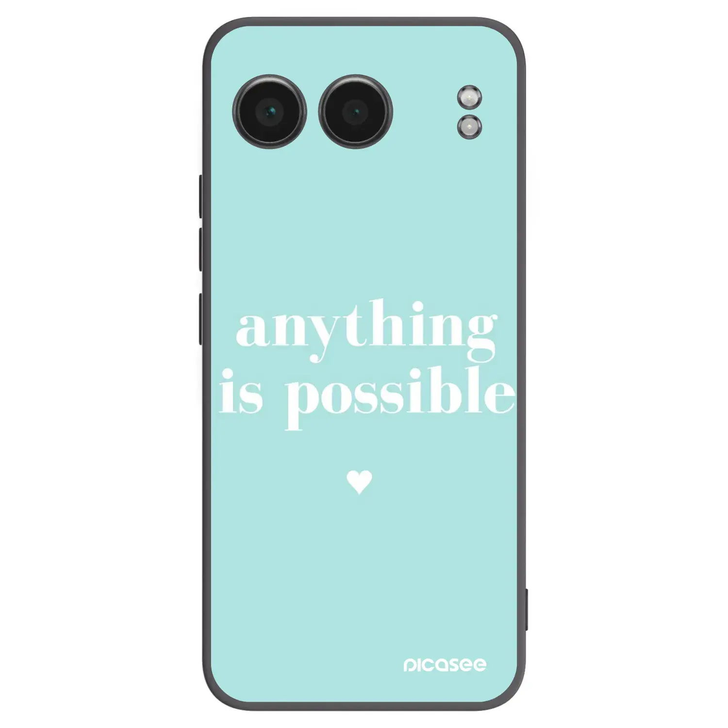 Silikonový černý obal pro OnePlus Nord 4 - Anything is possible
