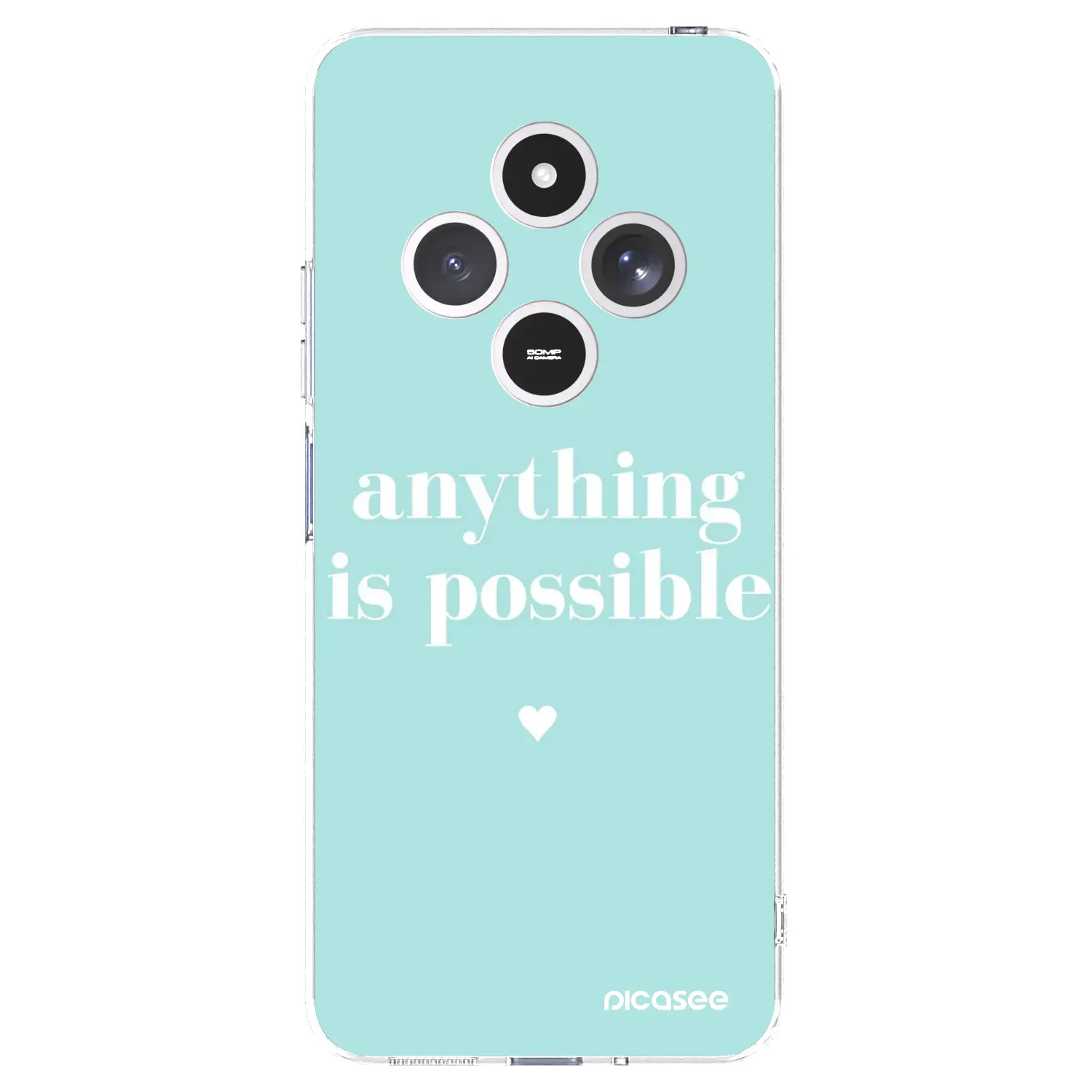 Silikonový průhledný obal pro Xiaomi Redmi 14C - Anything is possible