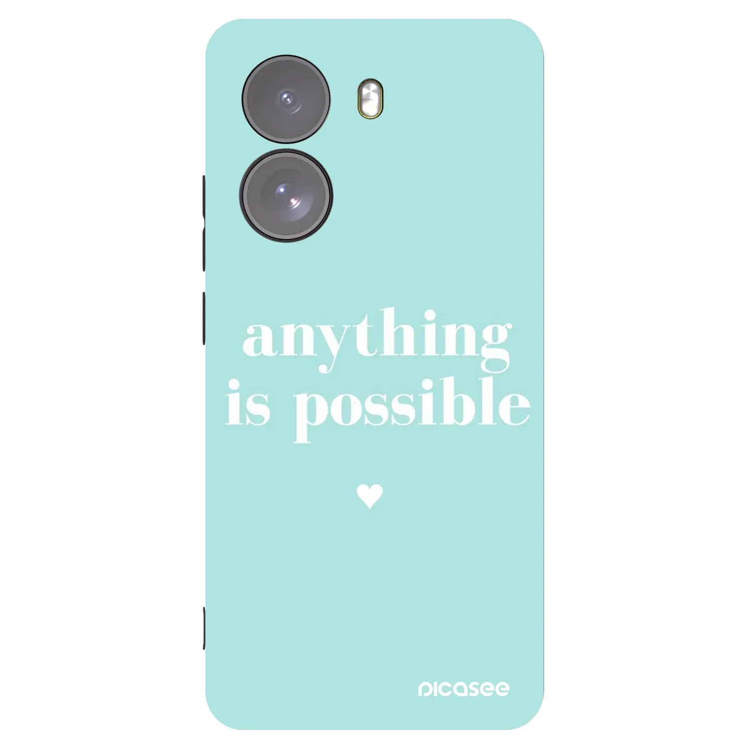 Silikonový černý obal pro Xiaomi Poco X7 - Anything is possible