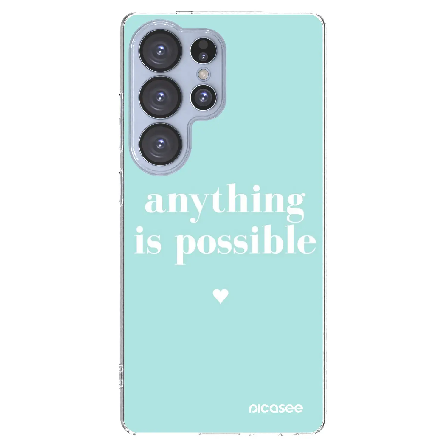 Silikonový průhledný obal pro Samsung Galaxy S25 Ultra 5G - Anything is possible