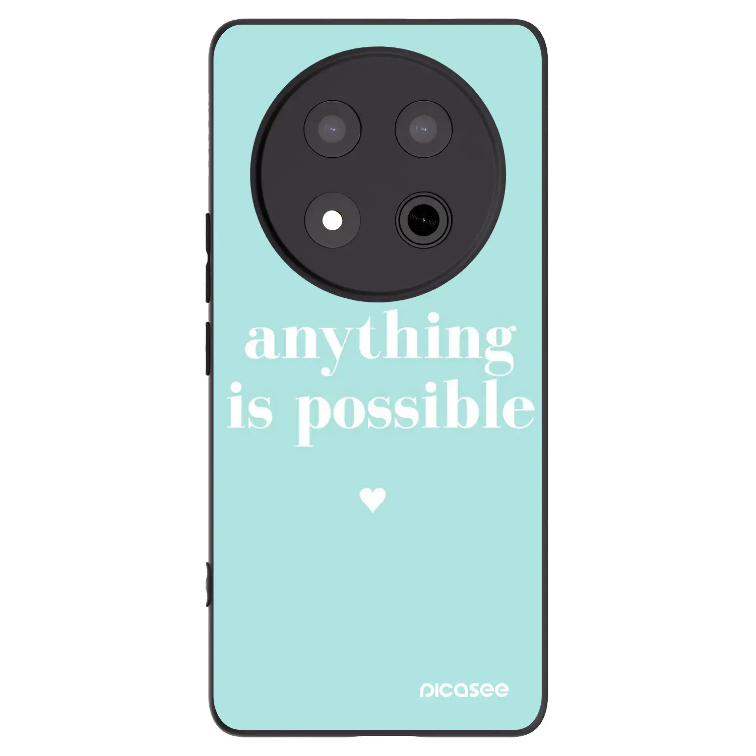 Silikonový černý obal pro Honor Magic7 Lite 5G - Anything is possible
