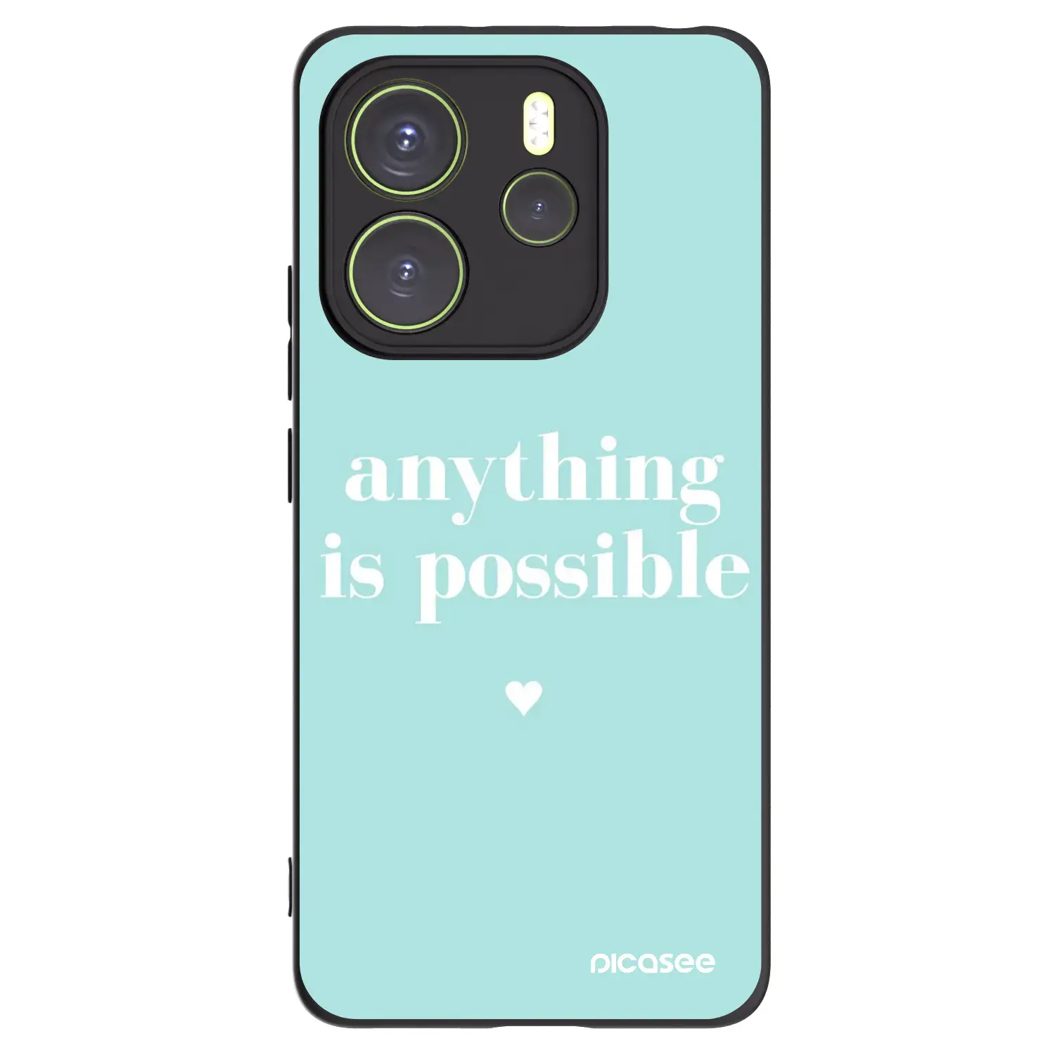 Silikonový černý obal pro Xiaomi Redmi Note 14 4G - Anything is possible