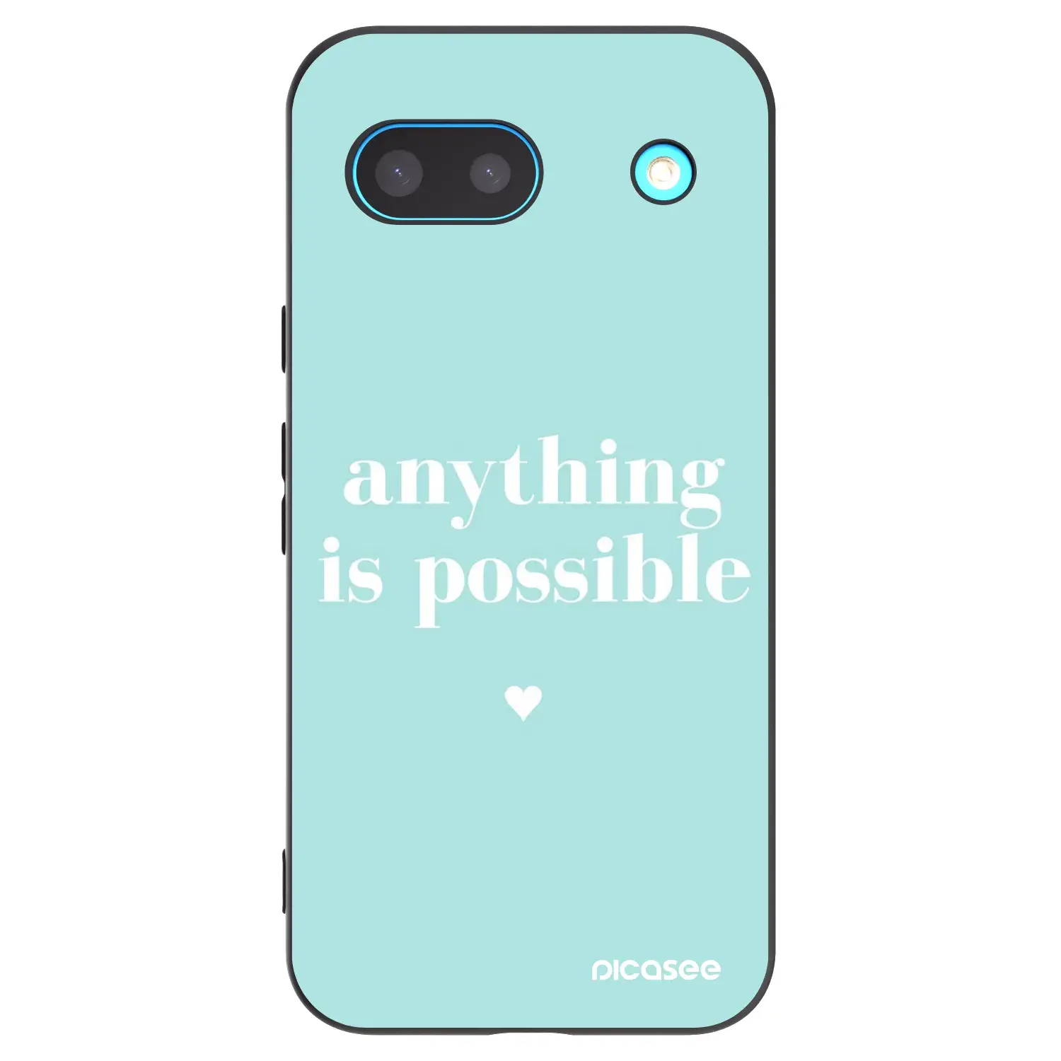 Silikonový černý obal pro Google Pixel 8 - Anything is possible