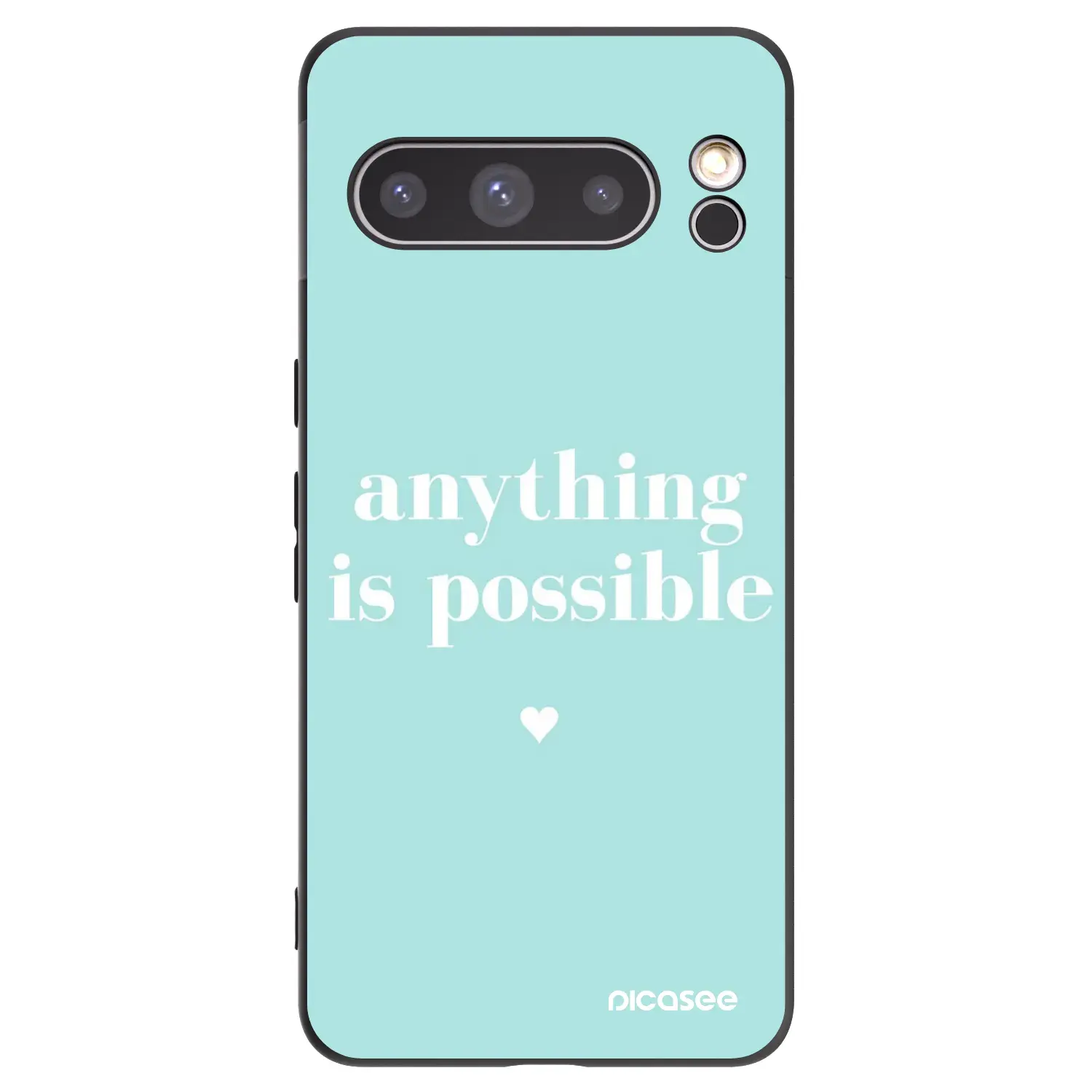 Silikonový černý obal pro Google Pixel 8 Pro - Anything is possible