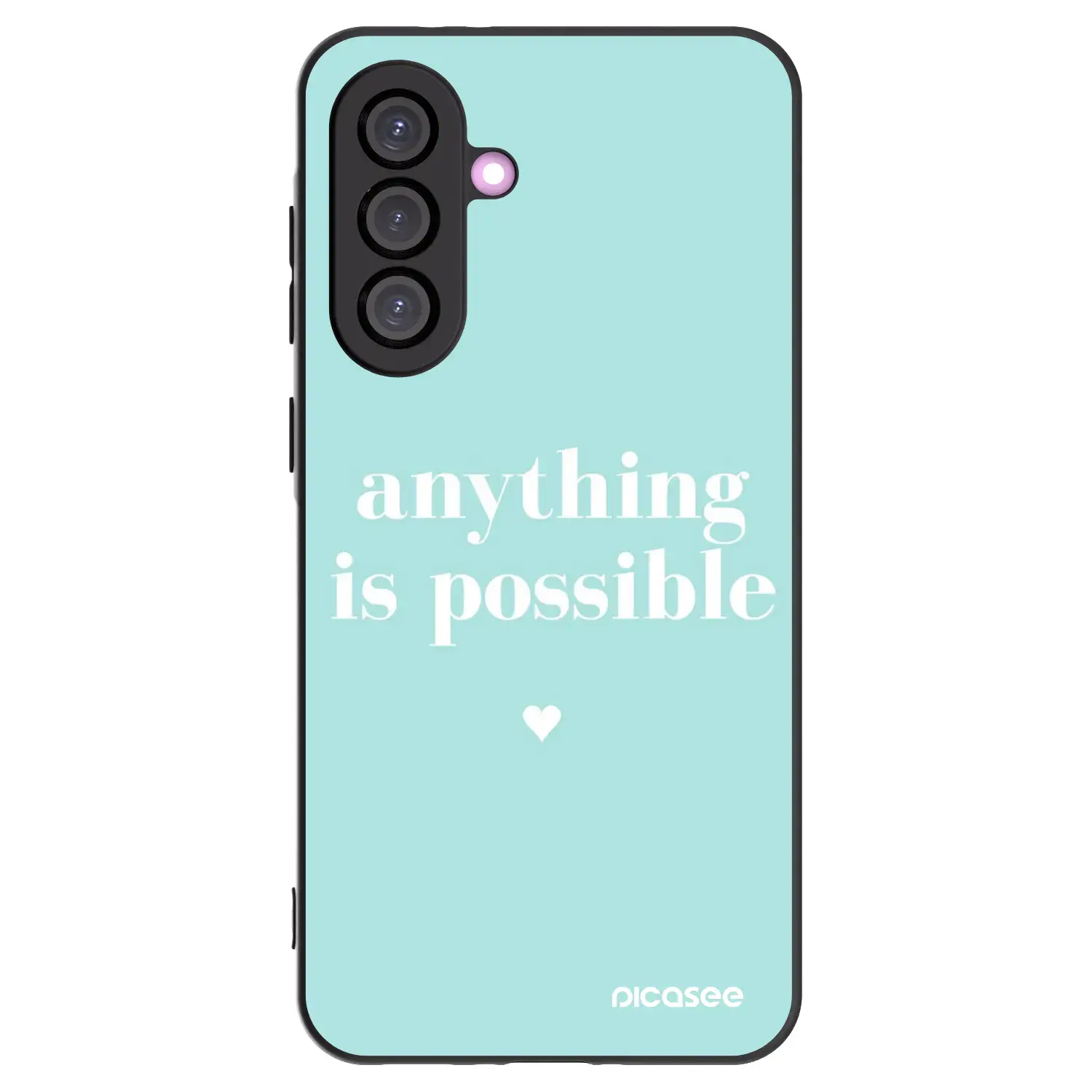 Silikonový černý obal pro Samsung Galaxy A56 5G A566B - Anything is possible