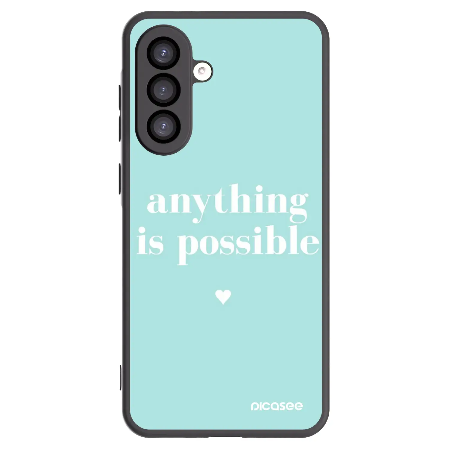 Silikonový černý obal pro Samsung Galaxy A26 5G A266B - Anything is possible