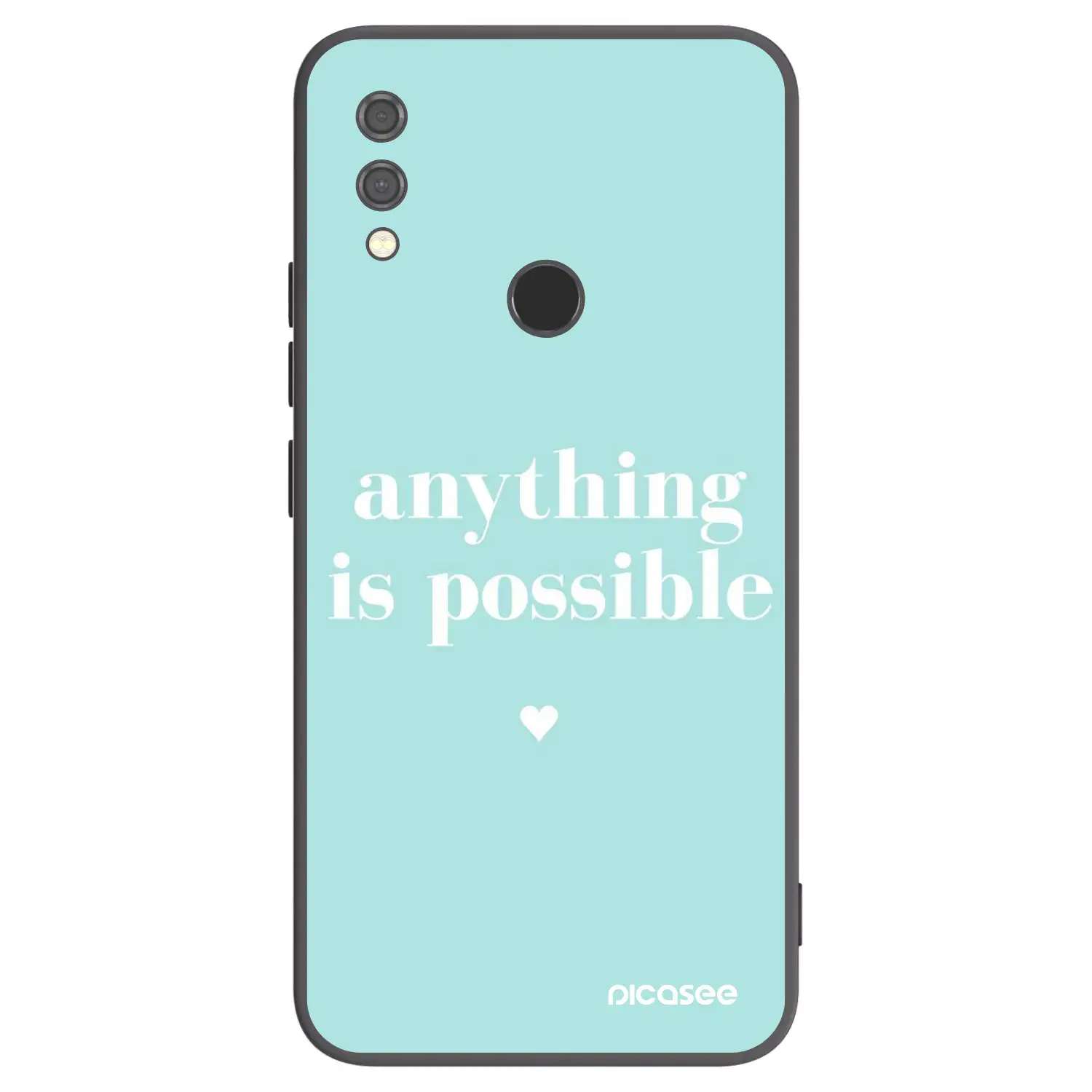 Silikonový černý obal pro Xiaomi Redmi Note 7 - Anything is possible