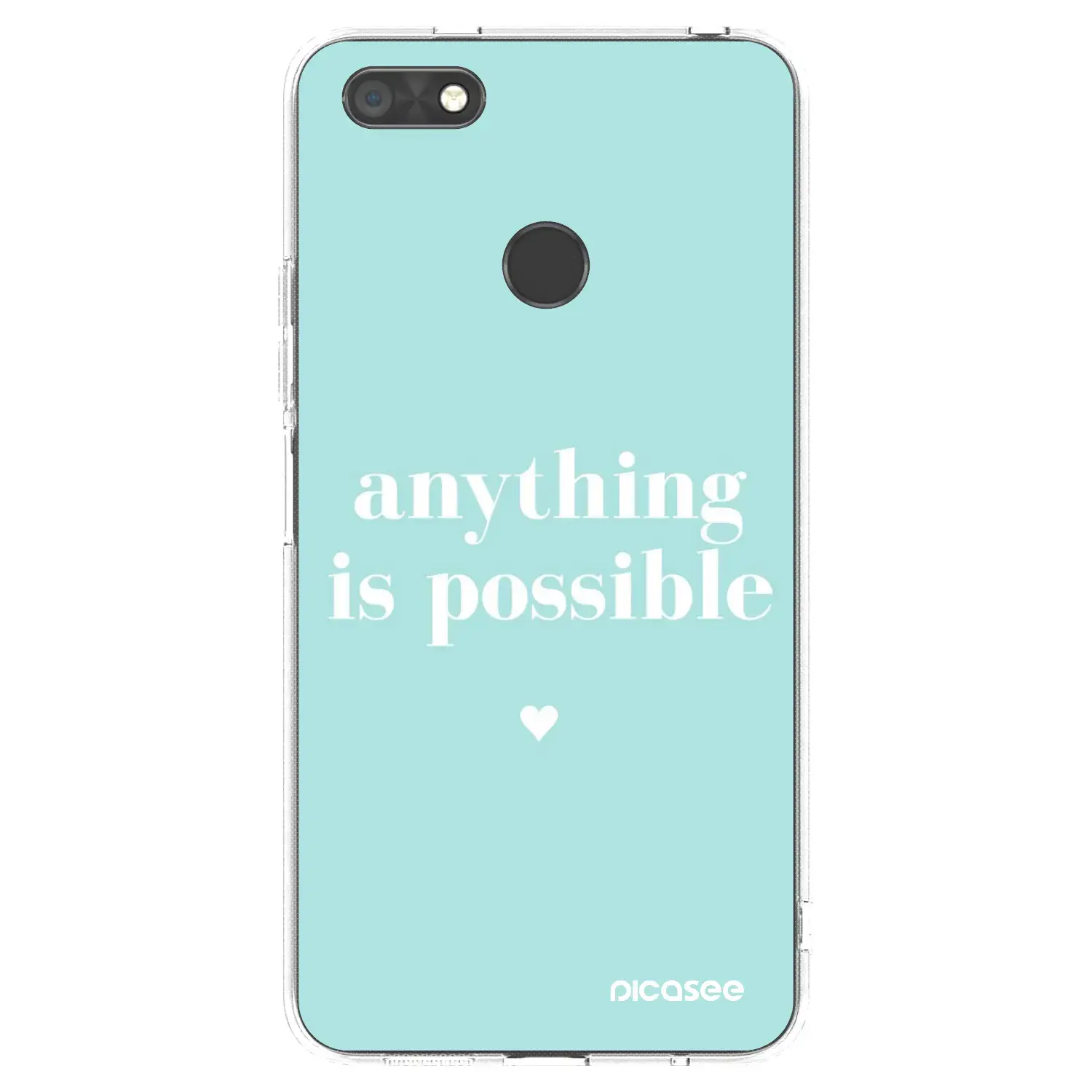 Silikonový průhledný obal pro Huawei P9 Lite Mini - Anything is possible