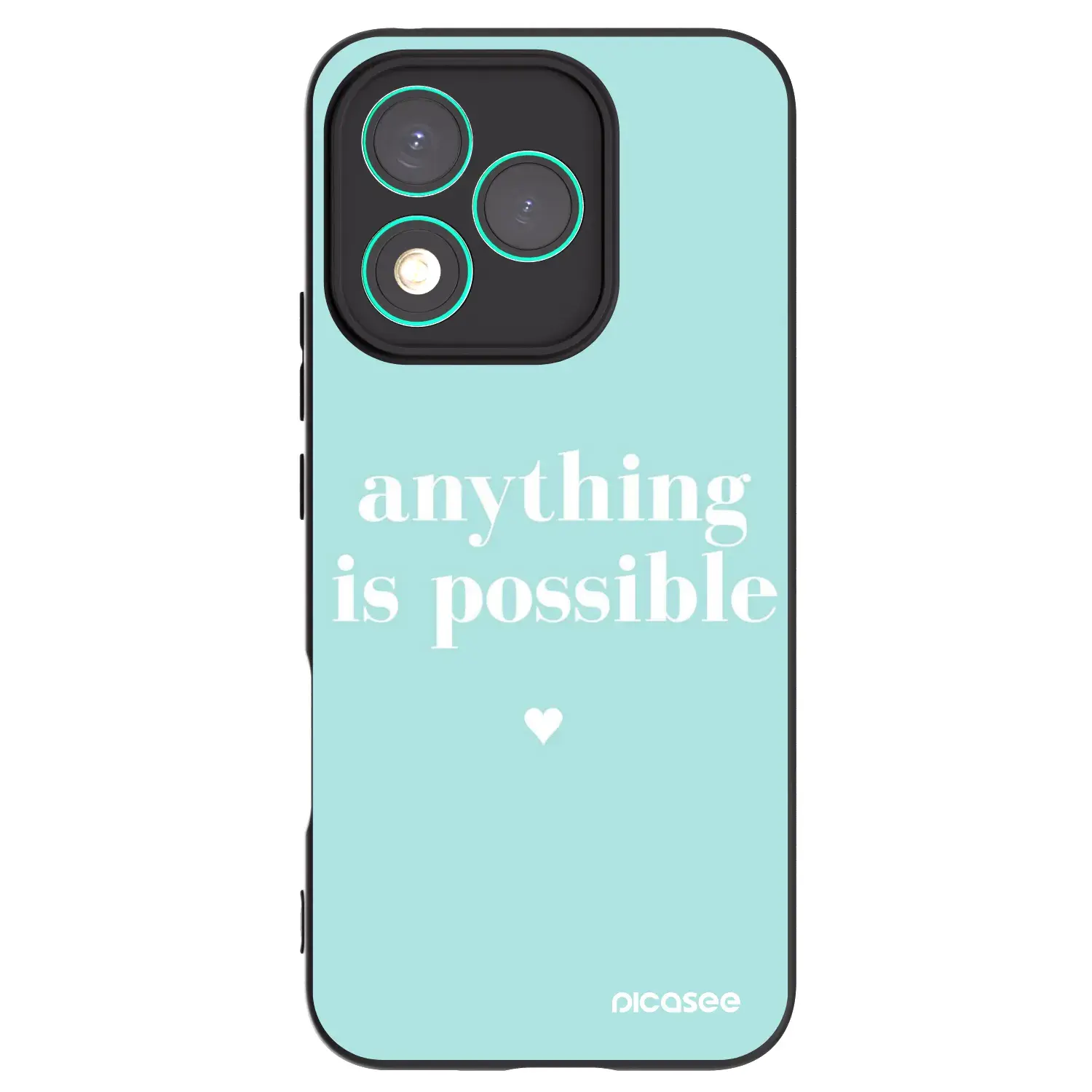Silikonový černý obal pro Honor 400 Lite 5G - Anything is possible