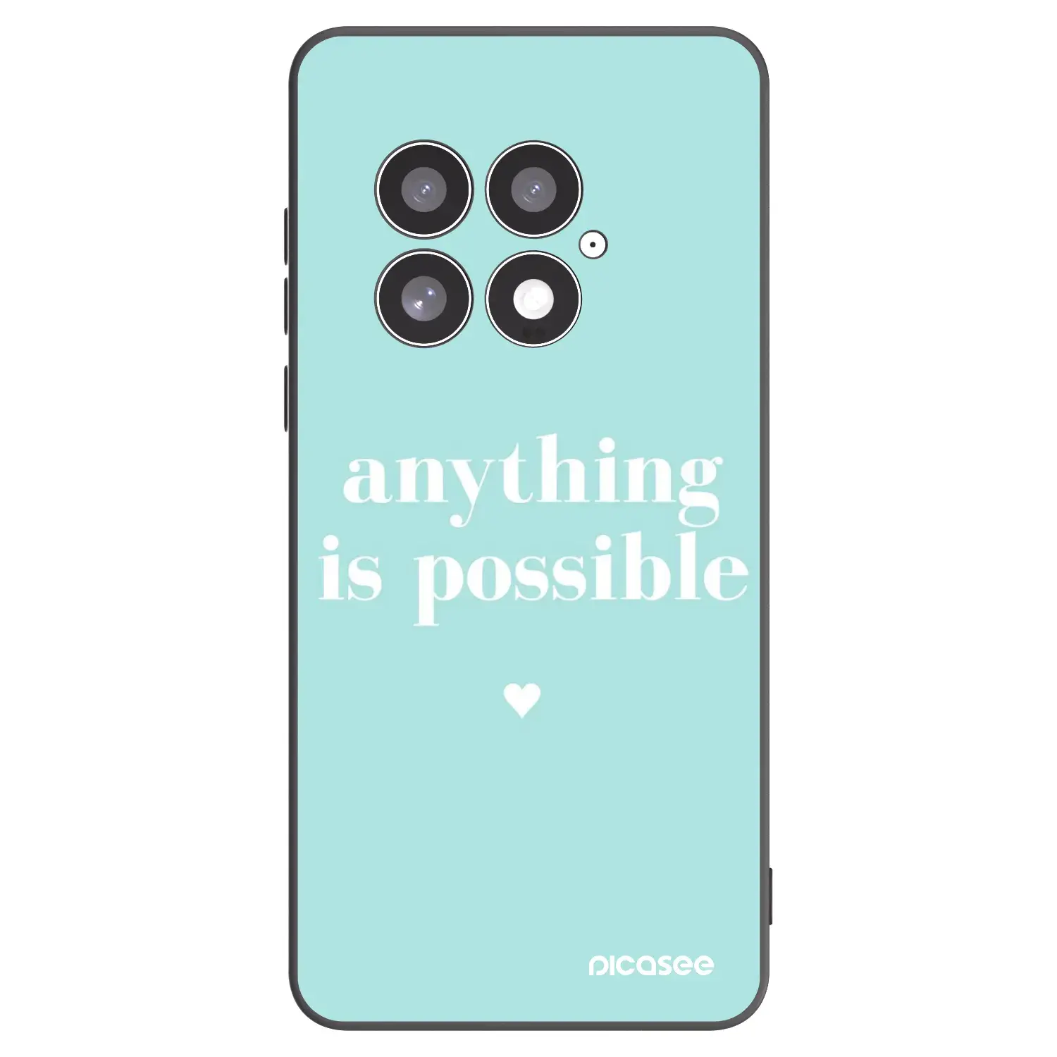 Silikonový černý obal pro OnePlus 13 5G - Anything is possible