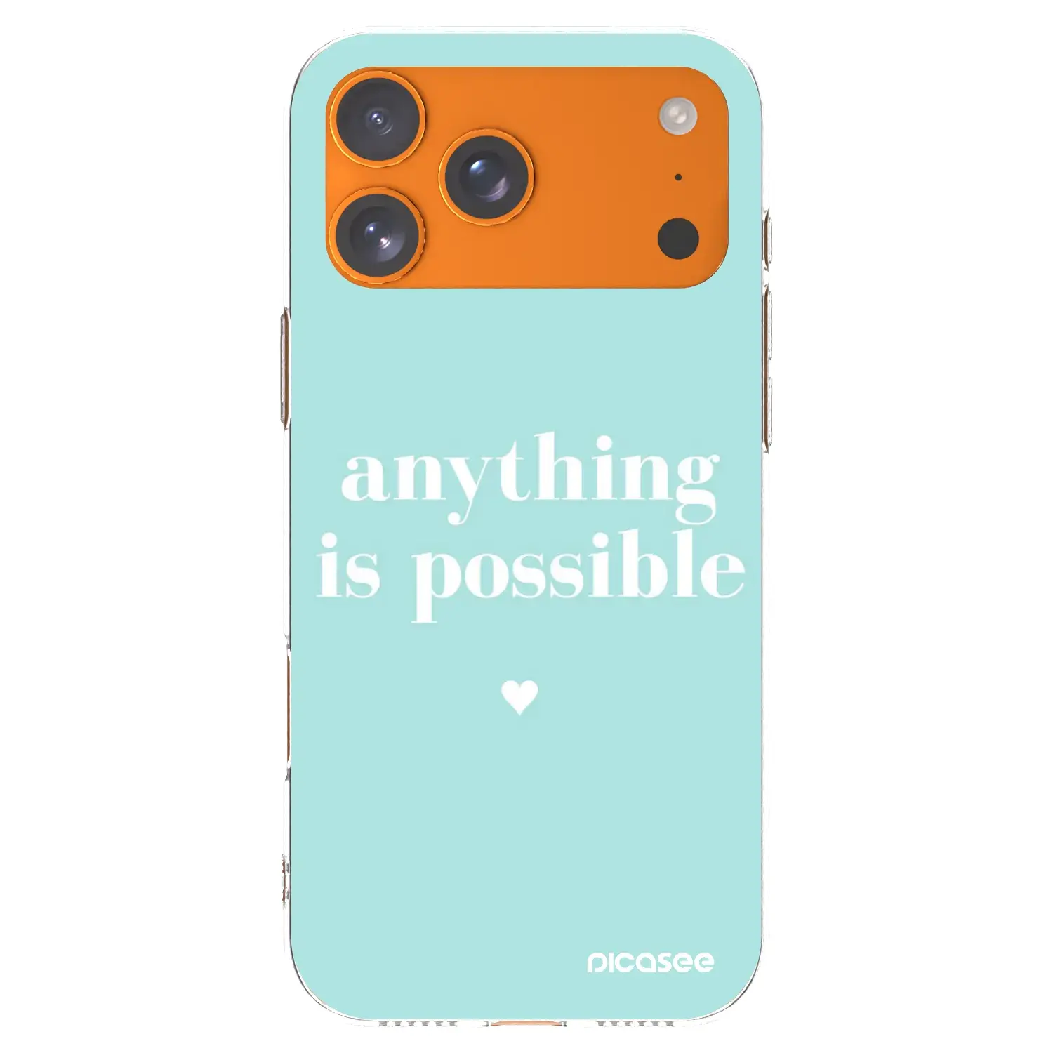 Silikonový průhledný obal pro Apple iPhone 17 Pro Max - Anything is possible