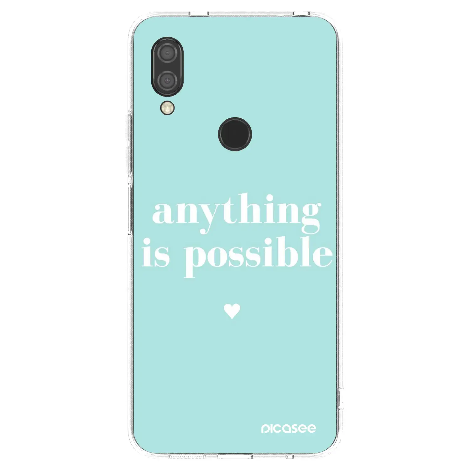 Silikonový průhledný obal pro Xiaomi Redmi 7 - Anything is possible