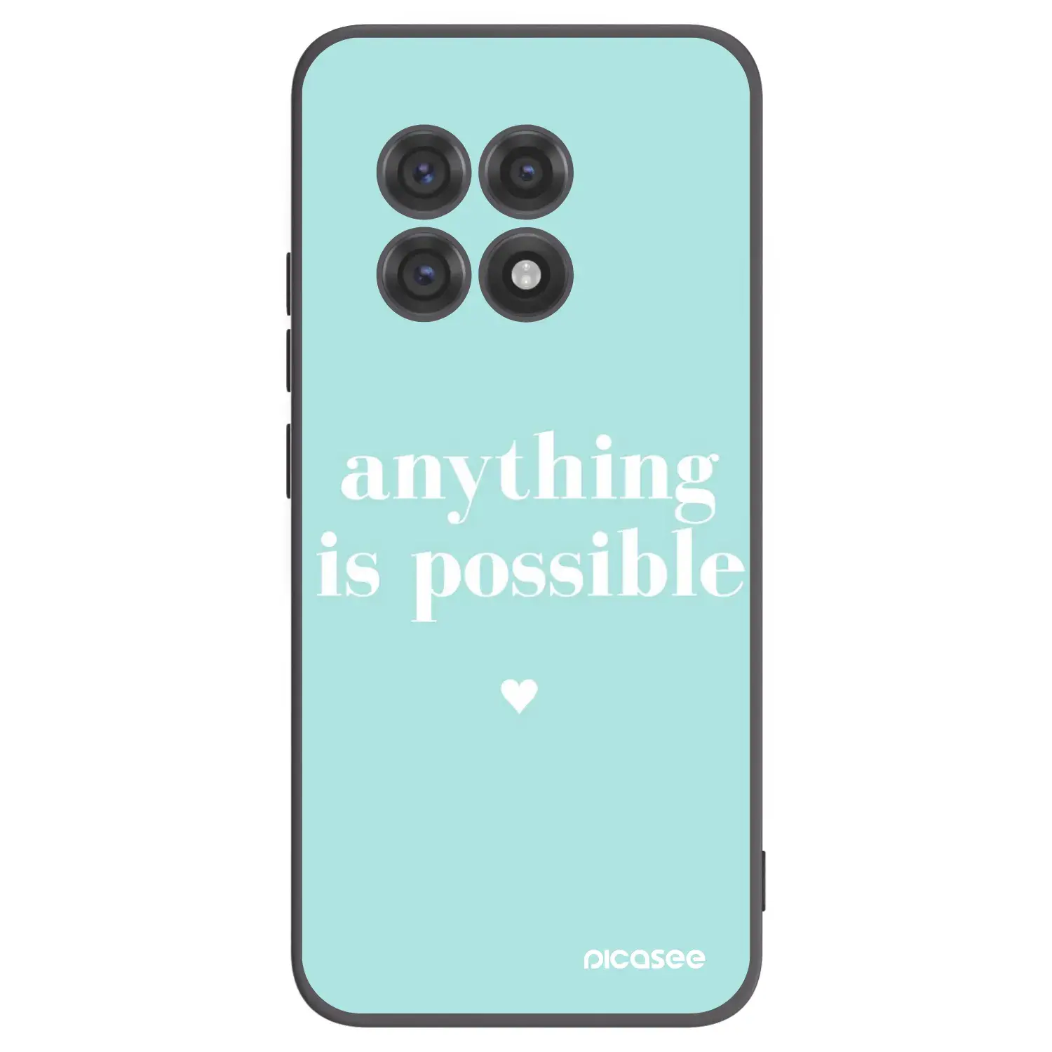 Silikonový černý obal pro OnePlus 13R 5G - Anything is possible