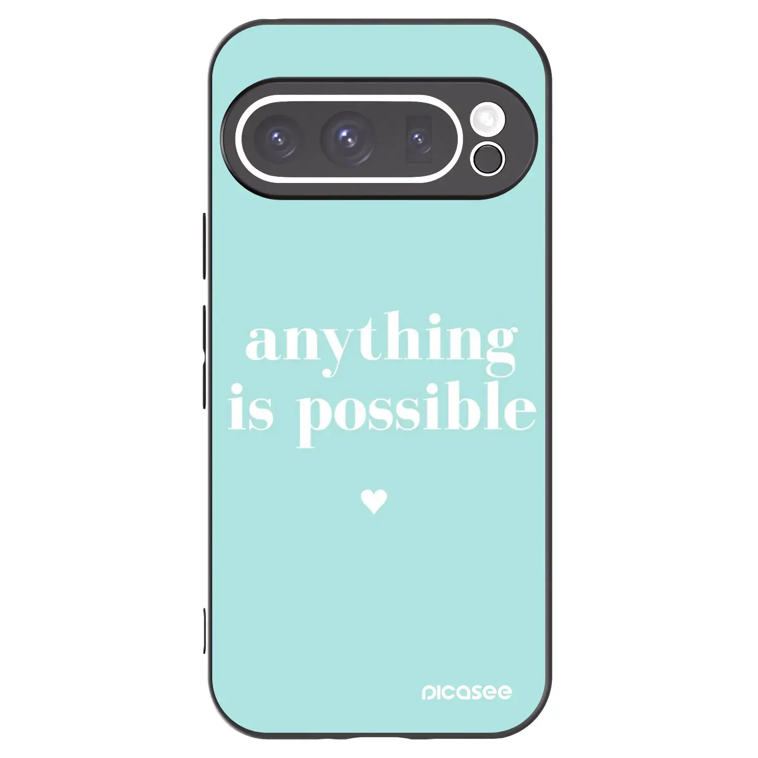 Silikonový černý obal pro Google Pixel 9 Pro XL - Anything is possible