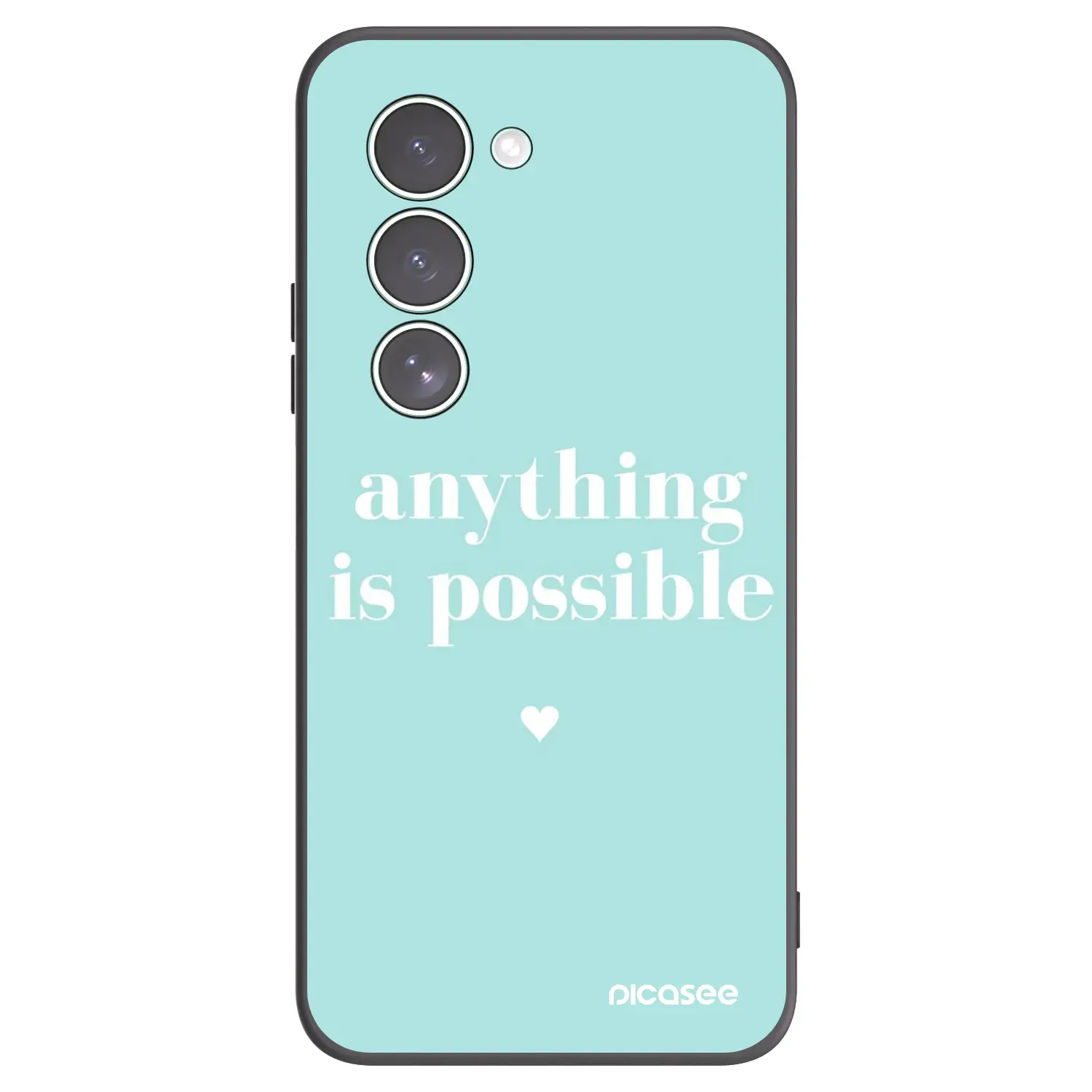 Silikonový černý obal pro Xiaomi Redmi 15 5G - Anything is possible