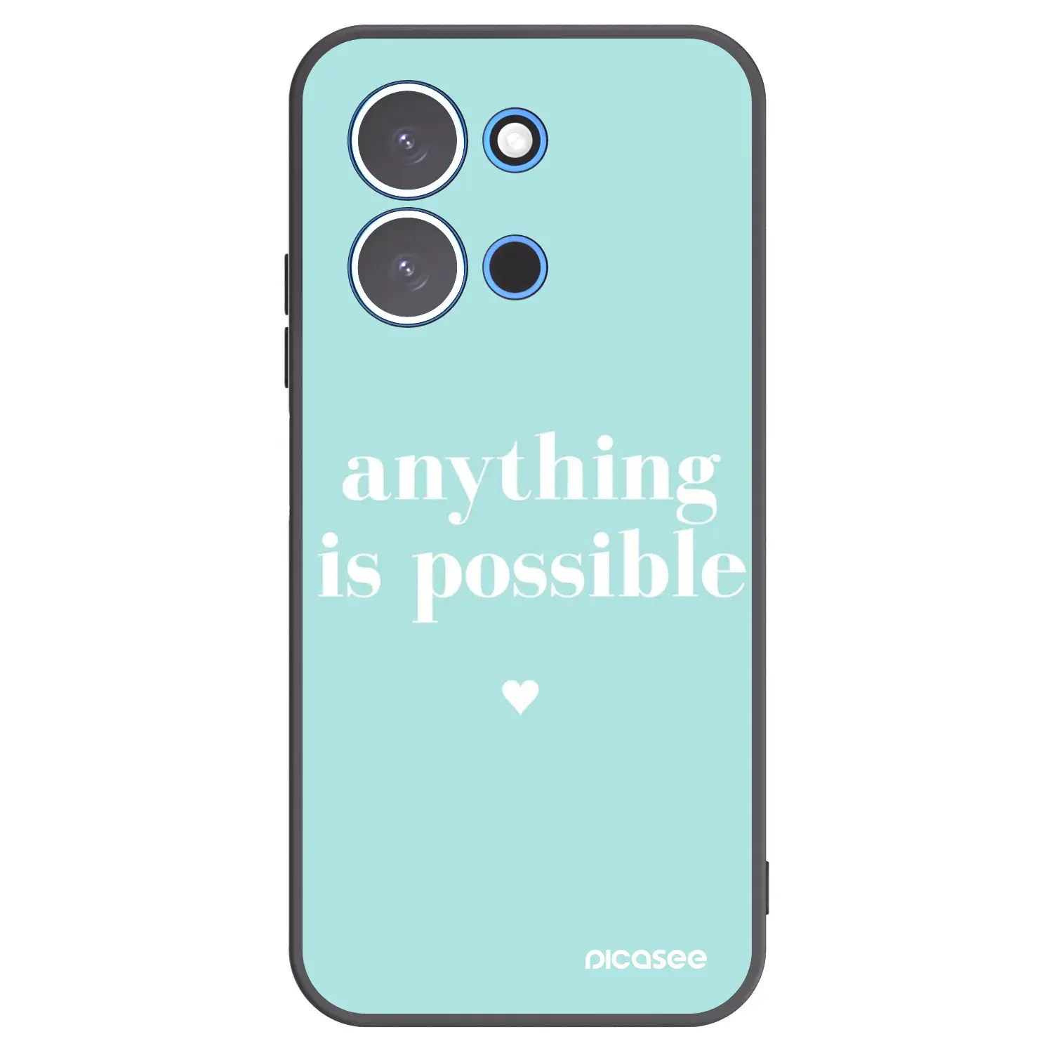 Silikonový černý obal pro Xiaomi Redmi 15C 4G - Anything is possible
