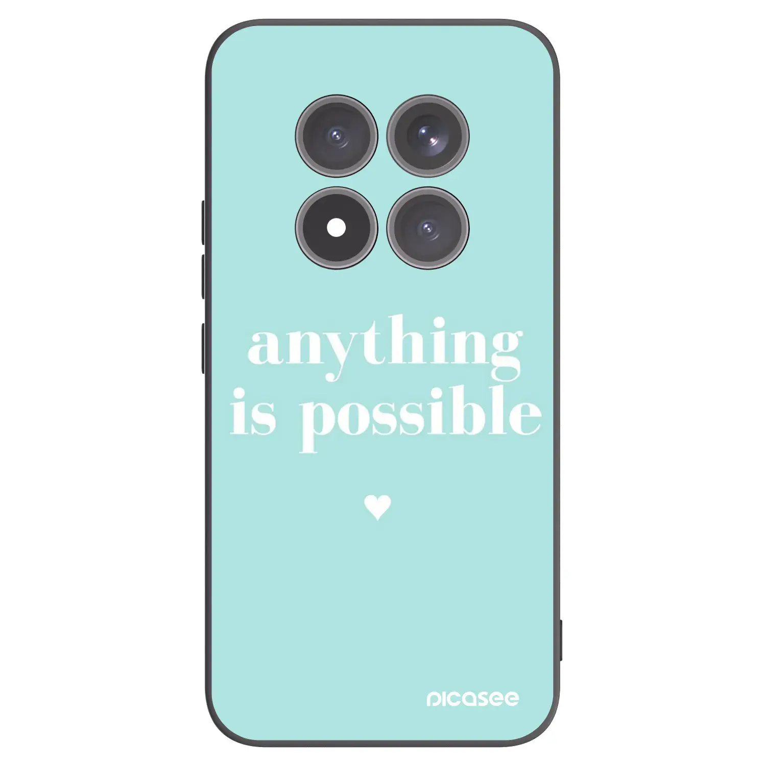 Silikonový černý obal pro Xiaomi Redmi Note 15 Pro+ - Anything is possible