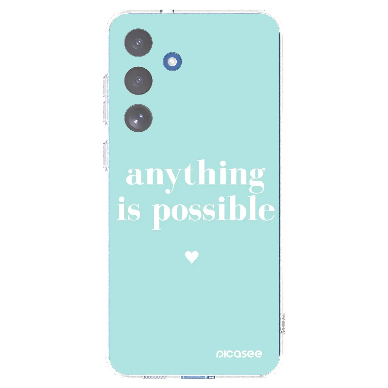 Silikonový průhledný obal pro Samsung Galaxy S25 FE 5G - Anything is possible
