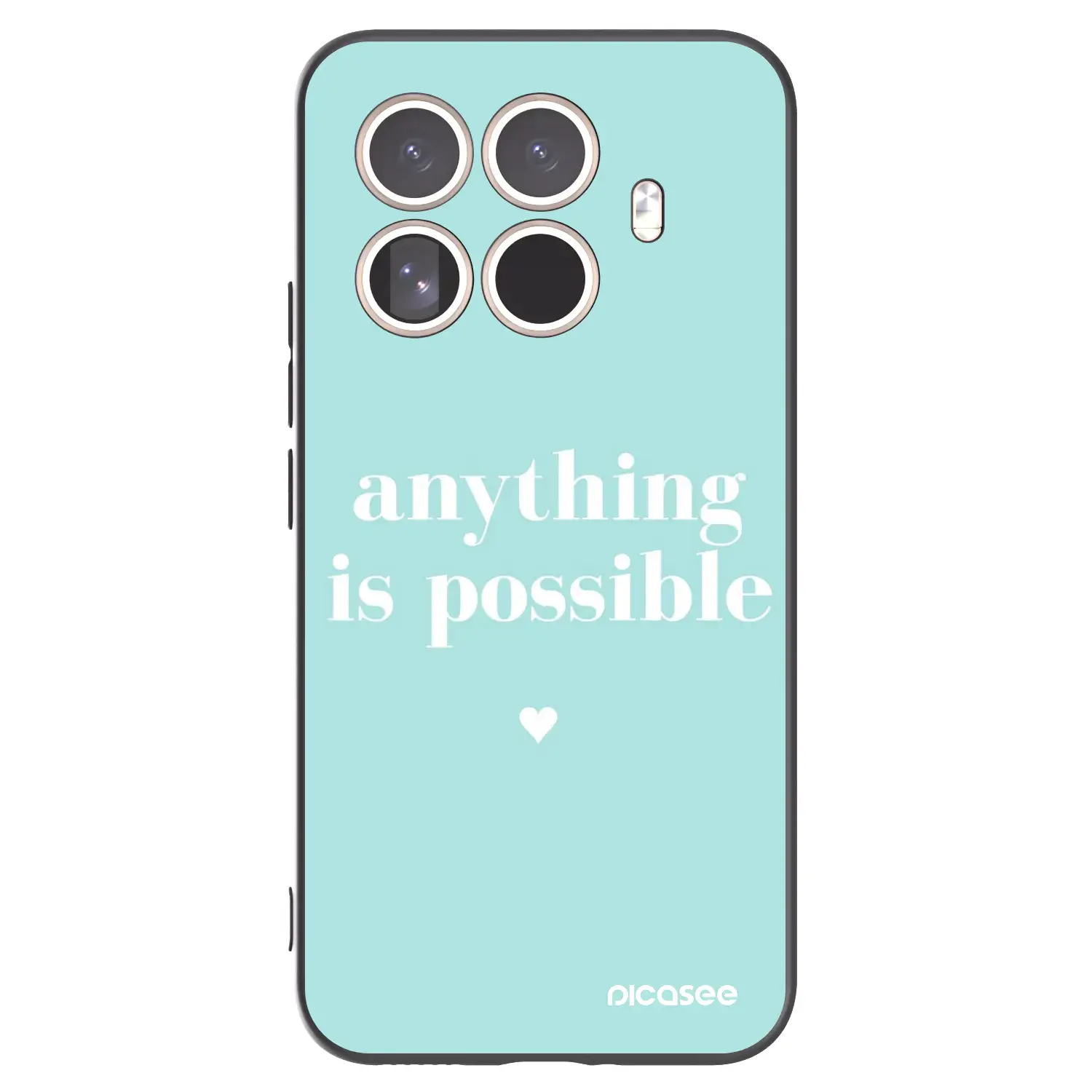 Silikonový černý obal pro Xiaomi 15T Pro - Anything is possible