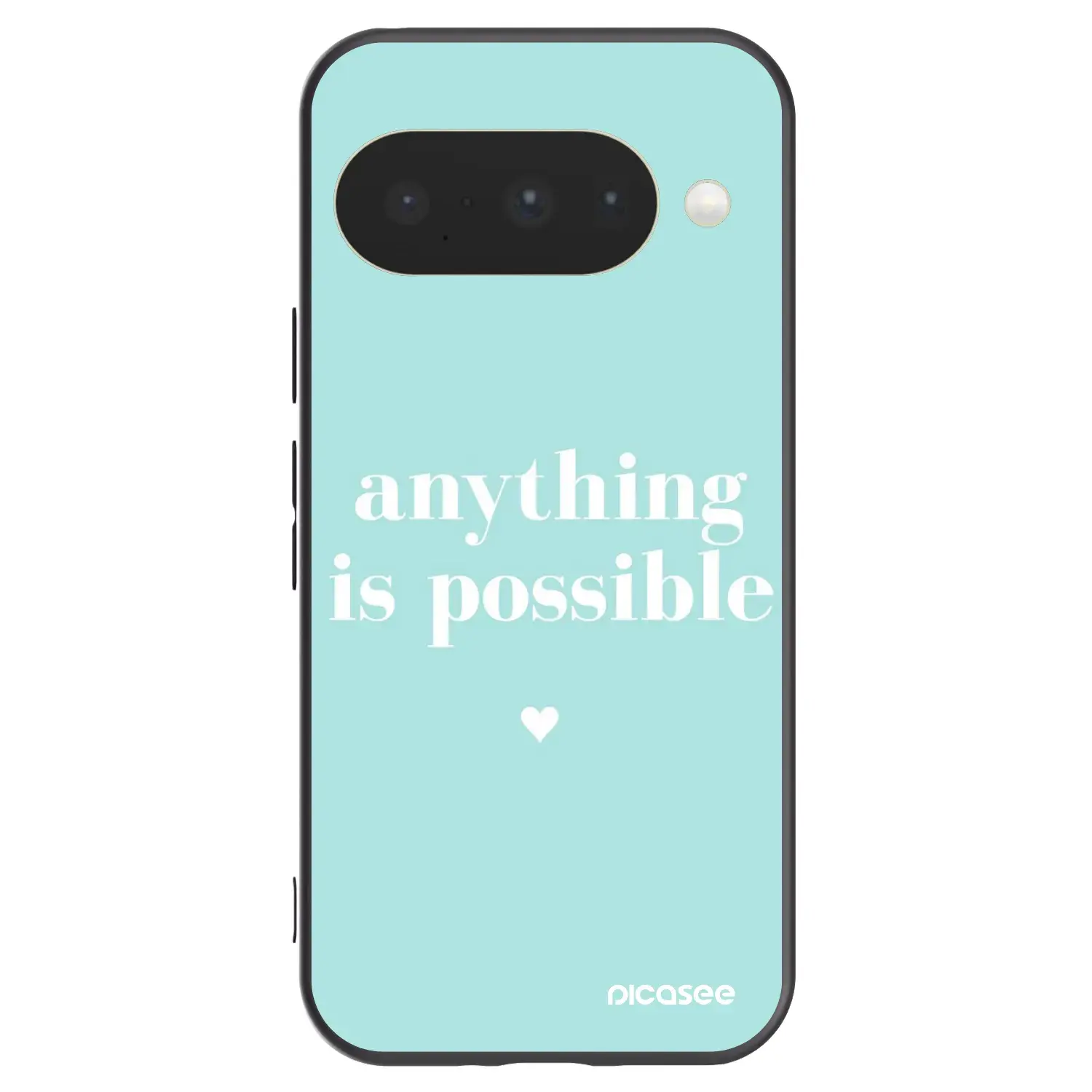 Silikonový černý obal pro Google Pixel 10 - Anything is possible