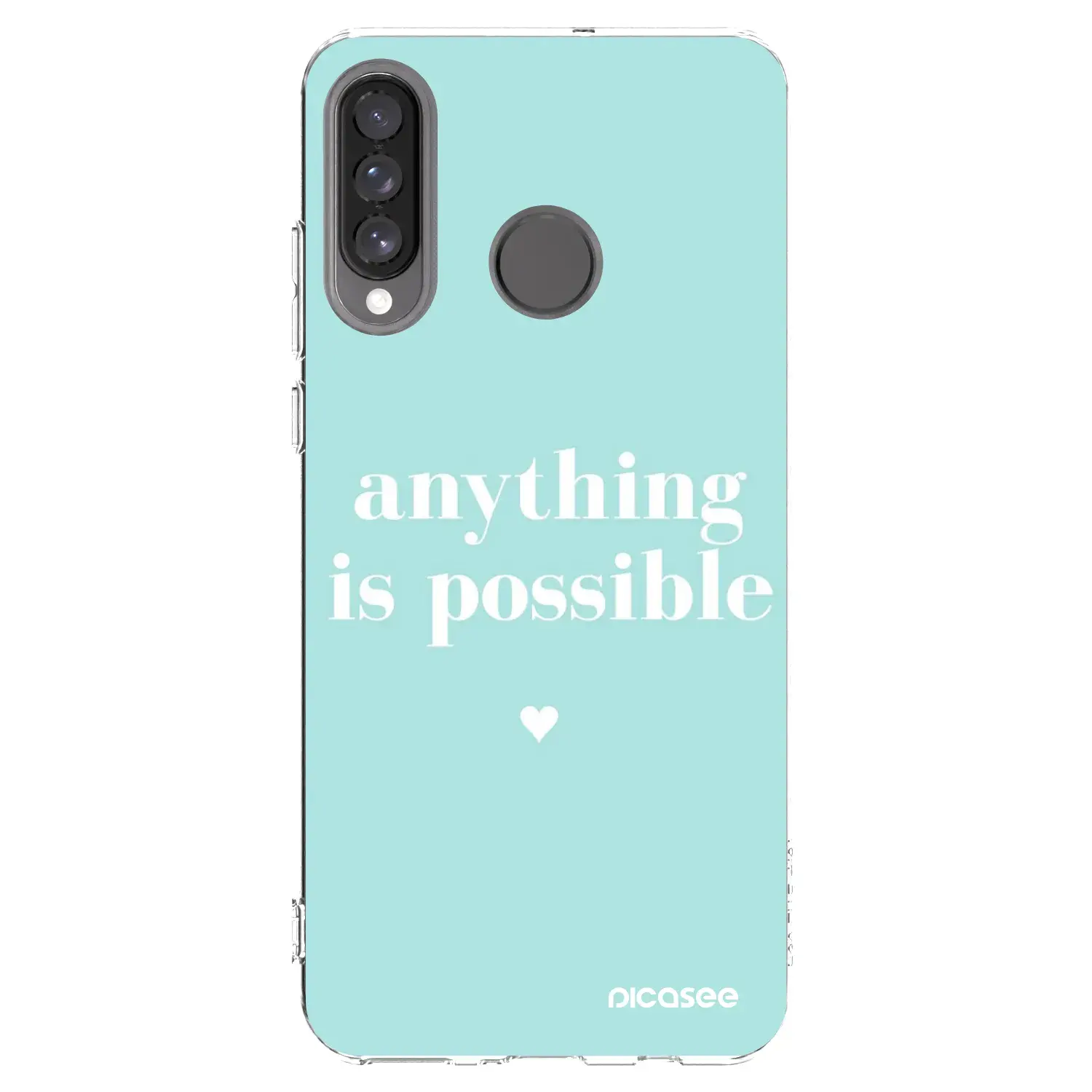 Silikonový průhledný obal pro Huawei P30 Lite - Anything is possible