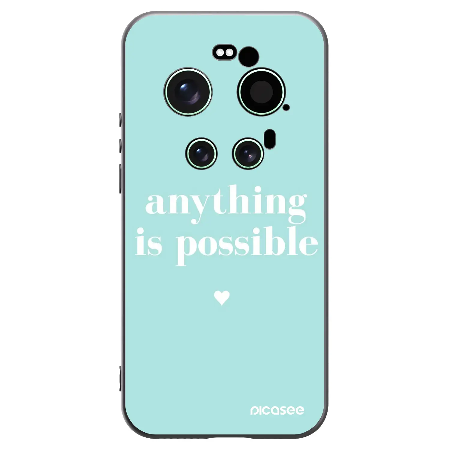 Silikonový černý obal pro Xiaomi 17 Ultra - Anything is possible