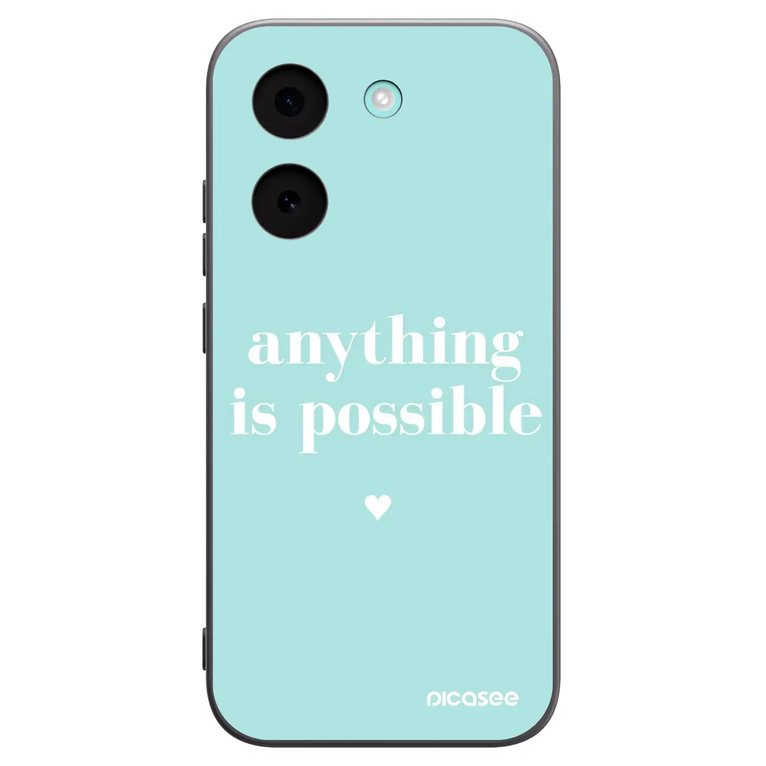 Silikonový černý obal pro Xiaomi Poco X8 Pro - Anything is possible