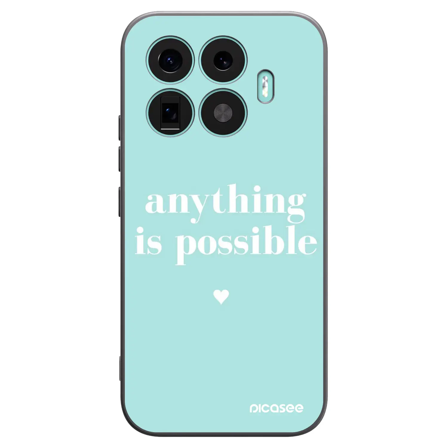 Silikonový černý obal pro Xiaomi 17T - Anything is possible