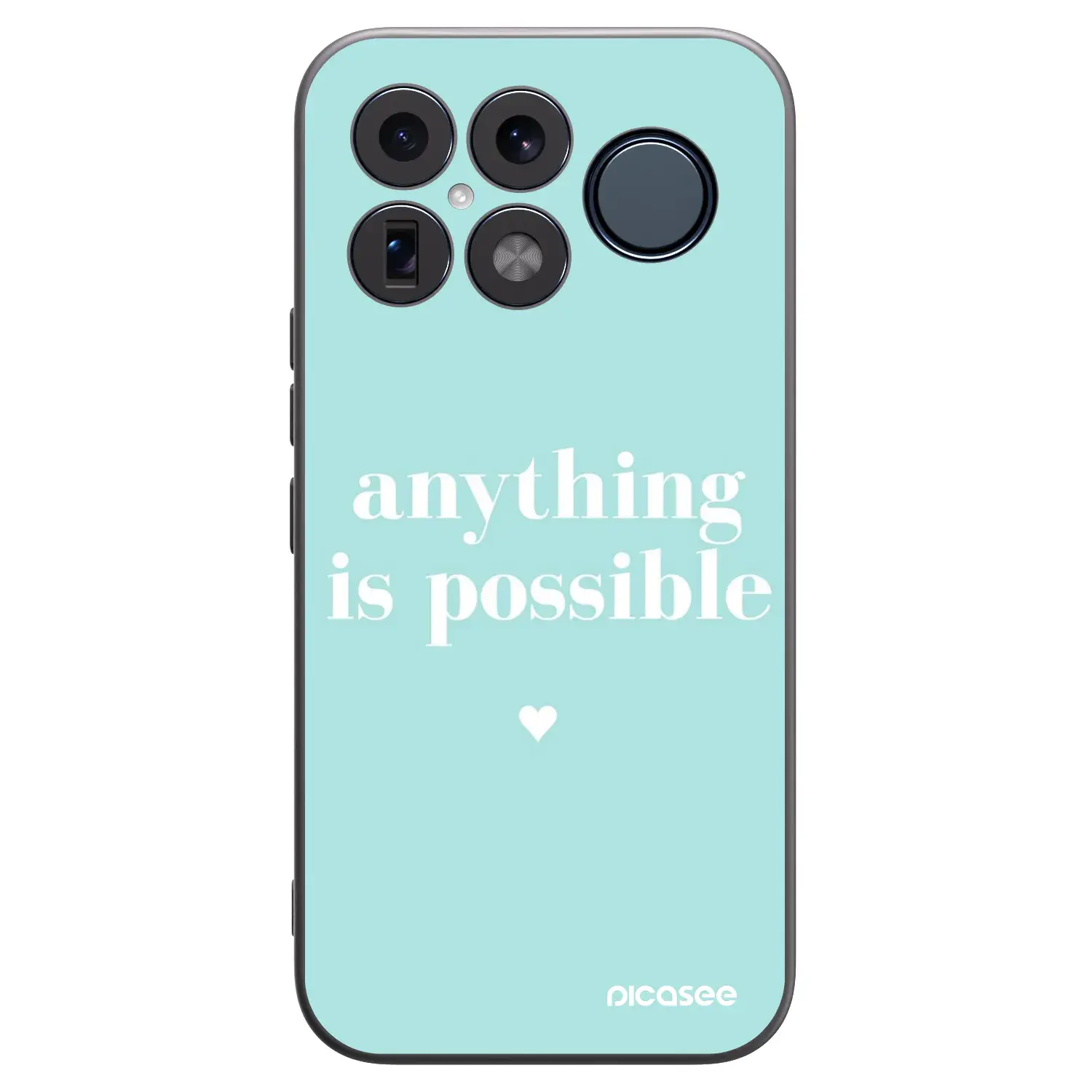 Silikonový černý obal pro Xiaomi Poco F8 Ultra - Anything is possible
