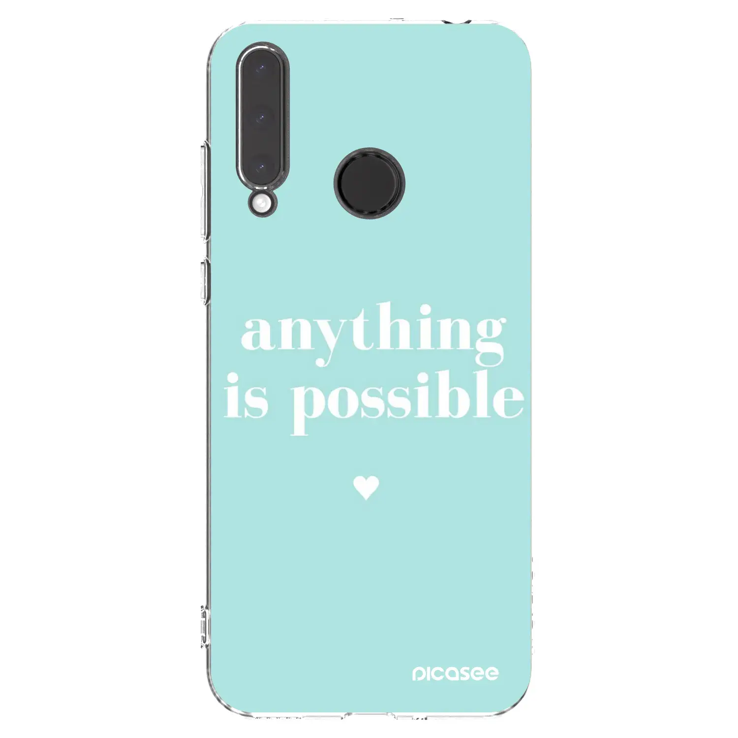 Silikonový průhledný obal pro Honor 20 Lite - Anything is possible