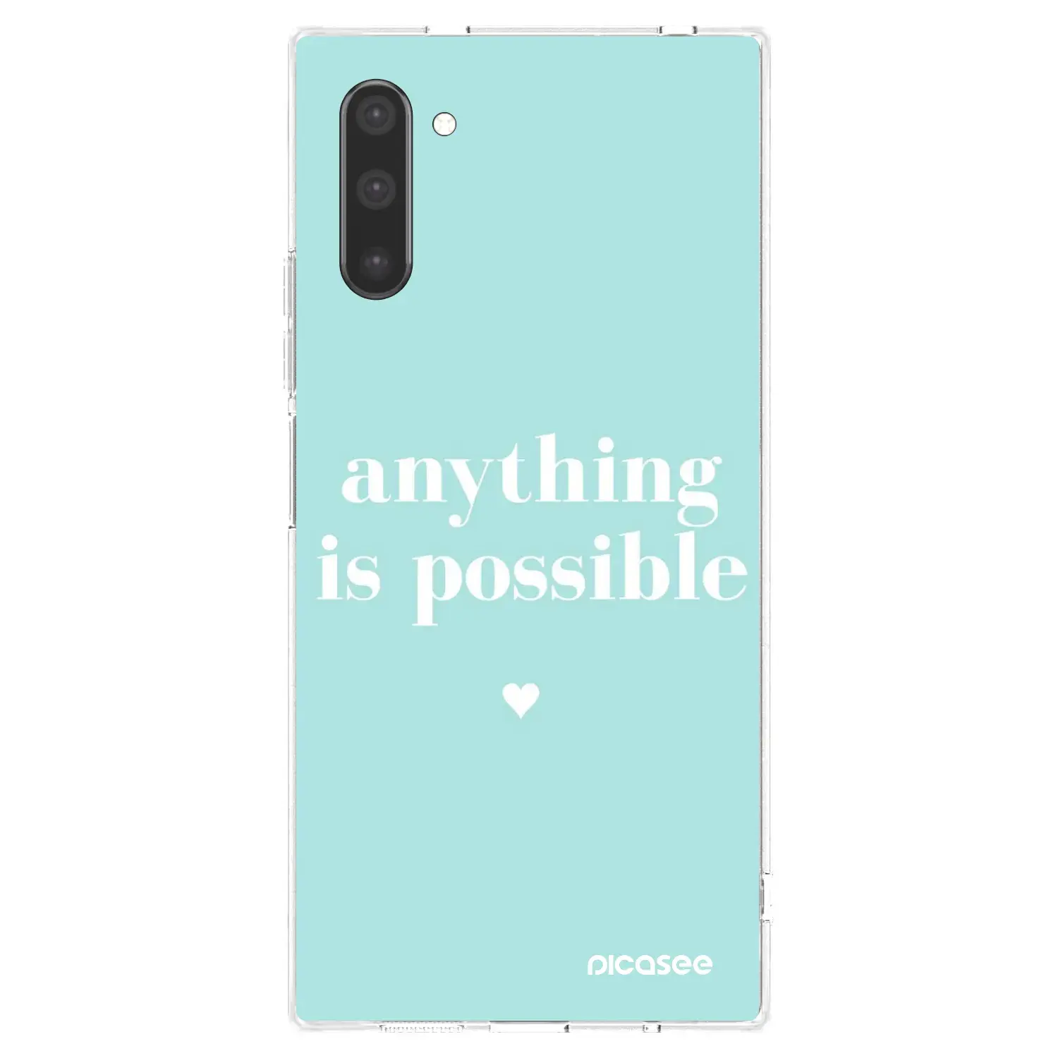 Silikonový průhledný obal pro Samsung Galaxy Note 10 N970F - Anything is possible