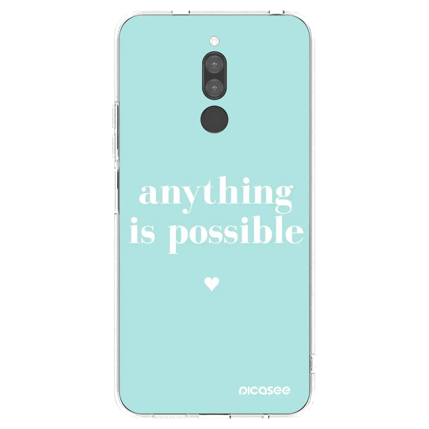 Silikonový průhledný obal pro Xiaomi Redmi 8 - Anything is possible