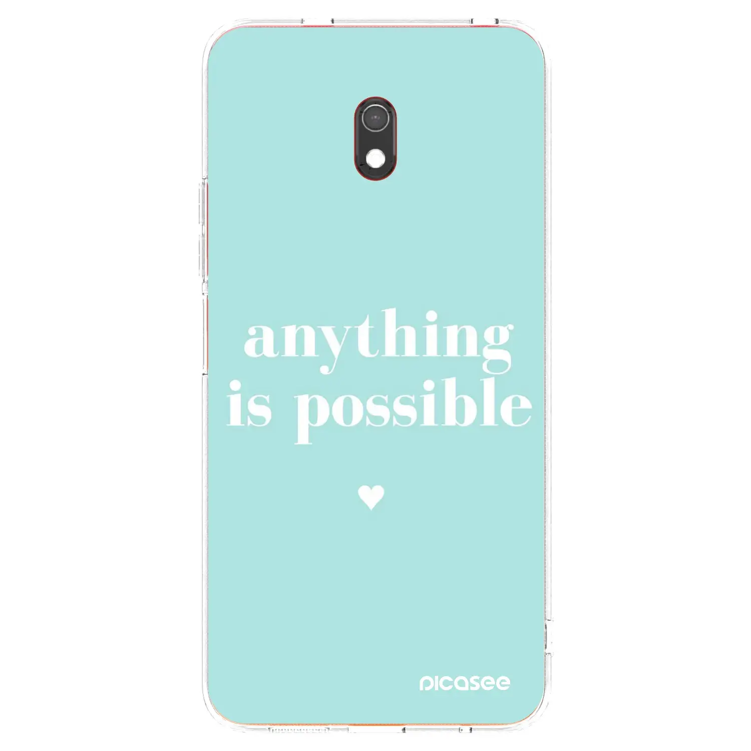 Silikonový průhledný obal pro Xiaomi Redmi 8A - Anything is possible