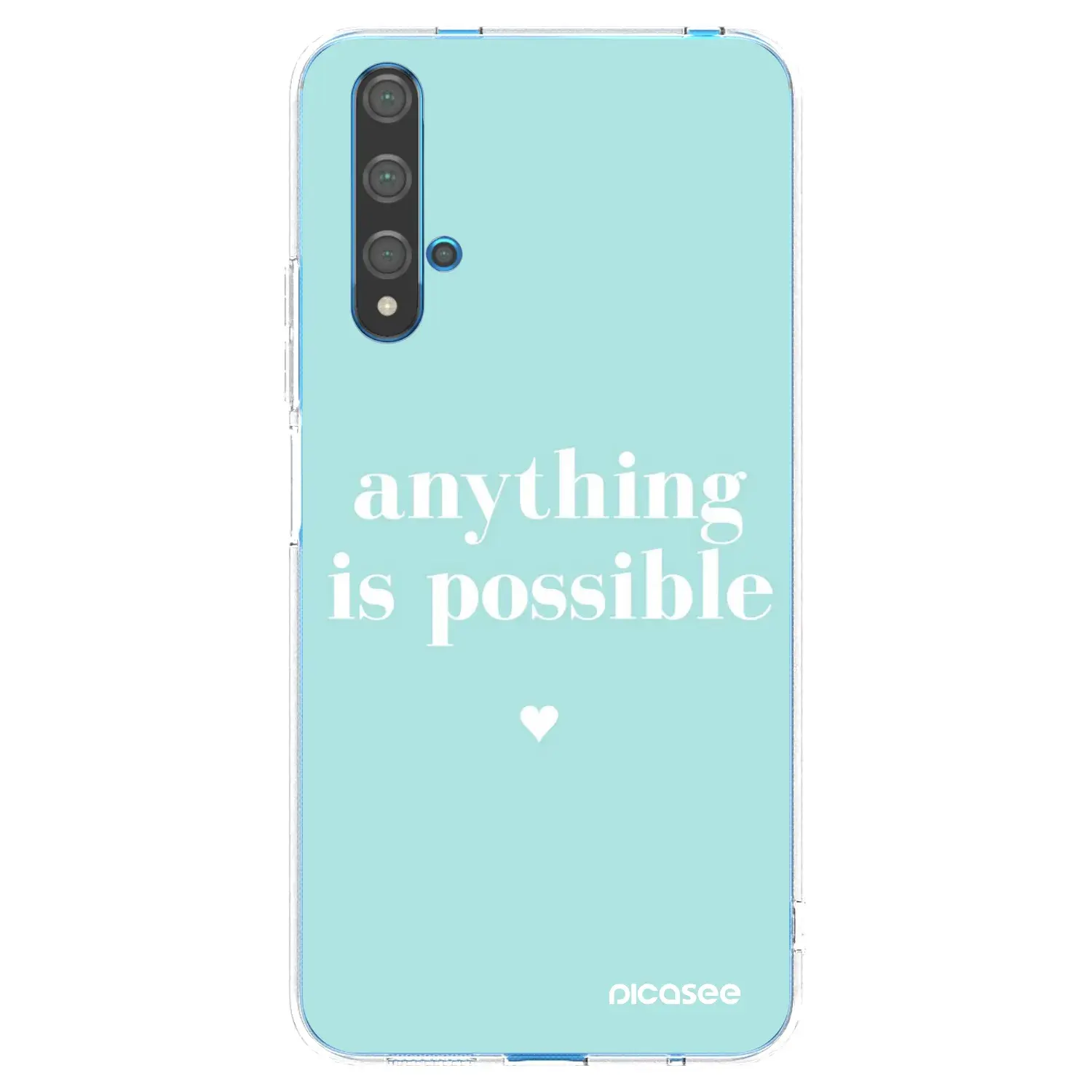 Silikonový průhledný obal pro Huawei Nova 5T - Anything is possible