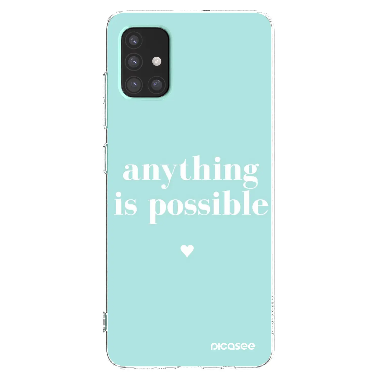 Silikonový průhledný obal pro Samsung Galaxy A51 A515F - Anything is possible