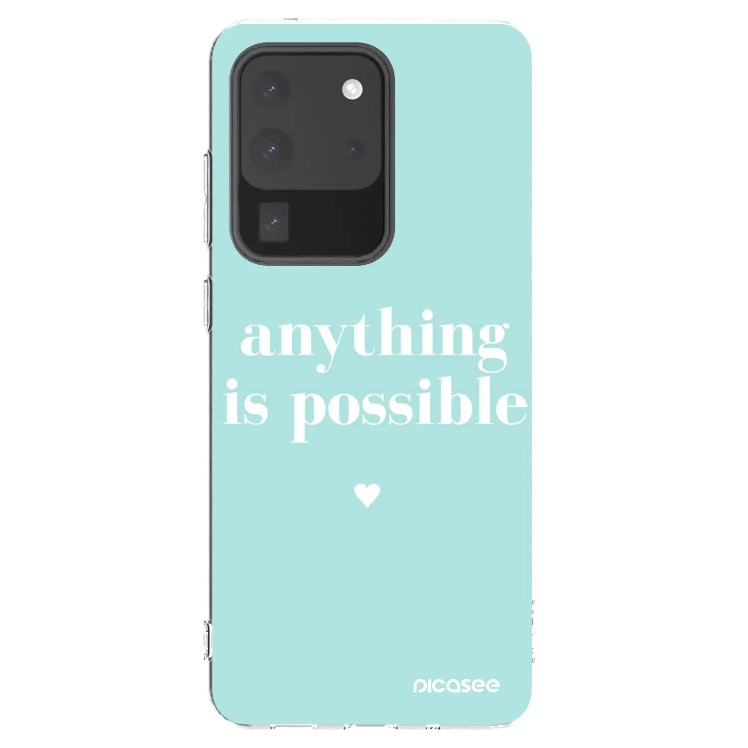 Silikonový průhledný obal pro Samsung Galaxy S20 Ultra 5G G988F - Anything is possible