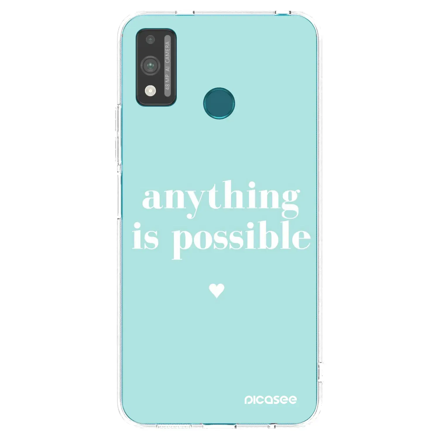 Silikonový průhledný obal pro Honor 9X Lite - Anything is possible