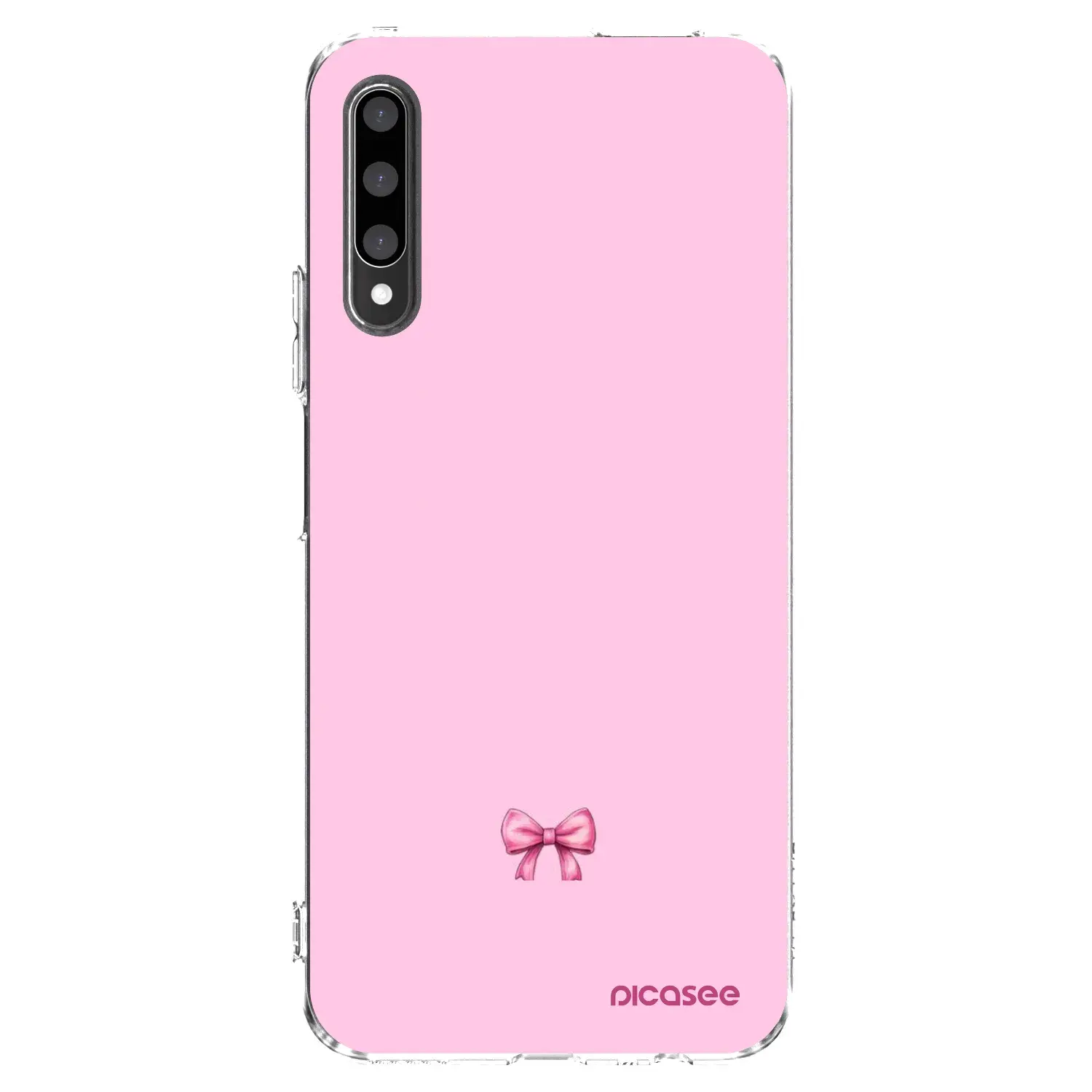 Silikonový průhledný obal pro Honor 9X Pro - Blush bow